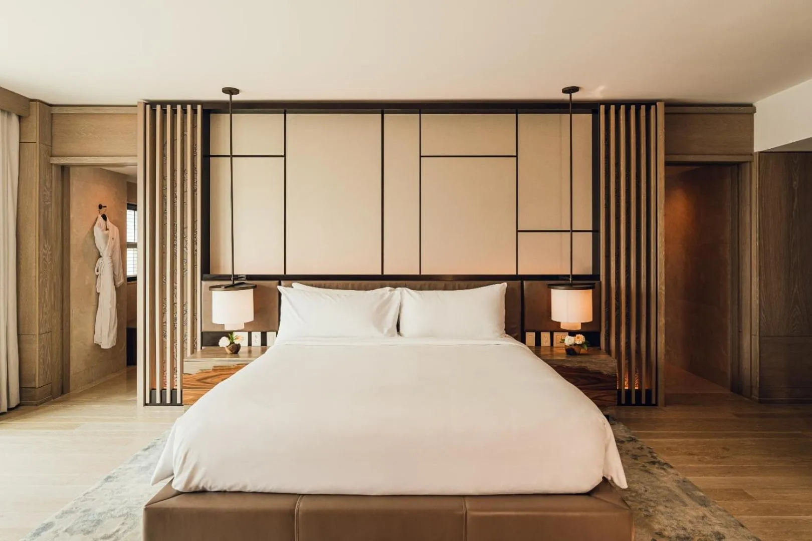 Bed in Nobu Hotel Miami Beach