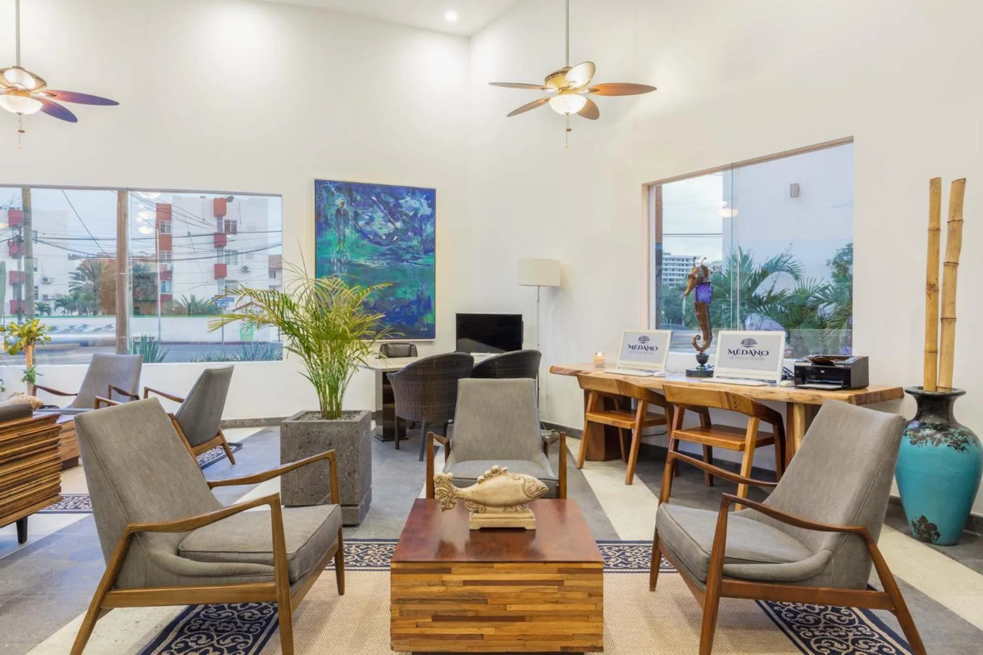 Lobby or reception in Medano Hotel and Spa