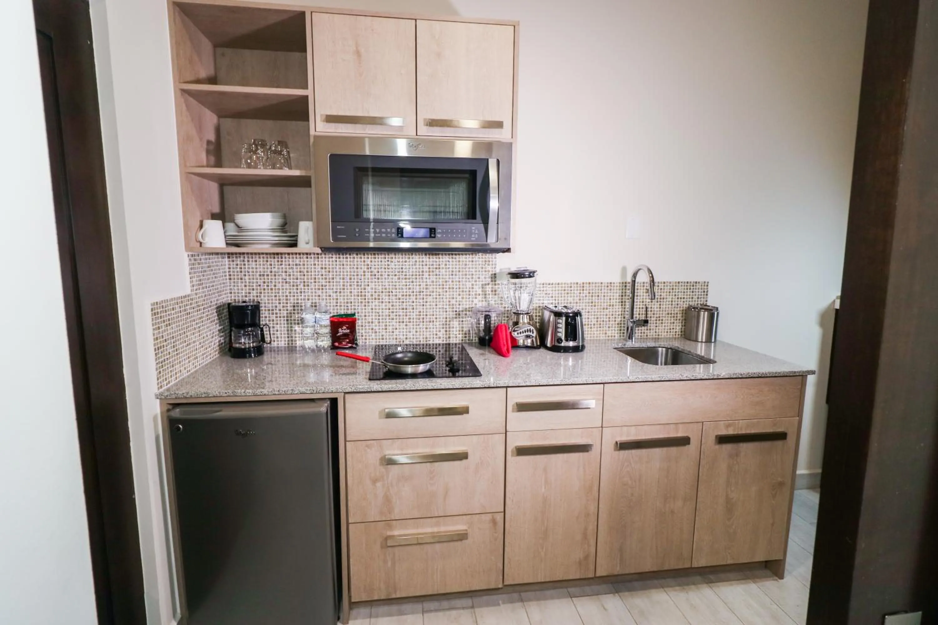 Kitchen or kitchenette in Medano Hotel and Spa