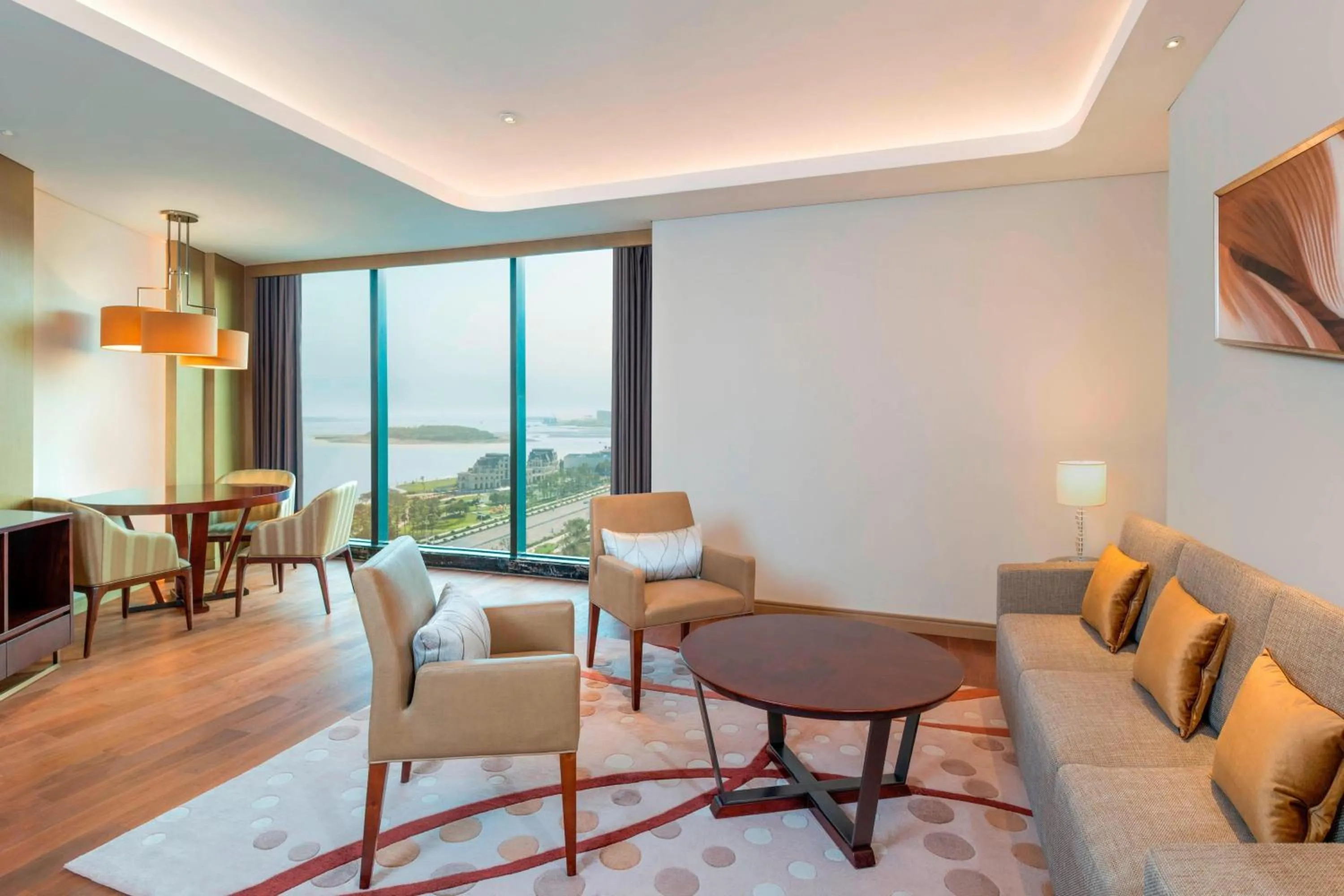 Living room in Sheraton Qingdao West Coast