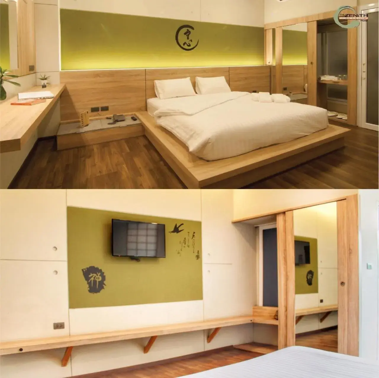 Bed in The Zenith Residence Hotel Bed in The Zenith Residence Hotel