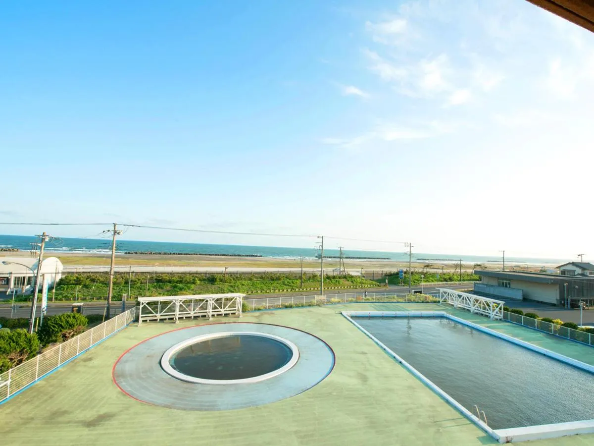 Pool view in Iioka Shiosai Hotel
