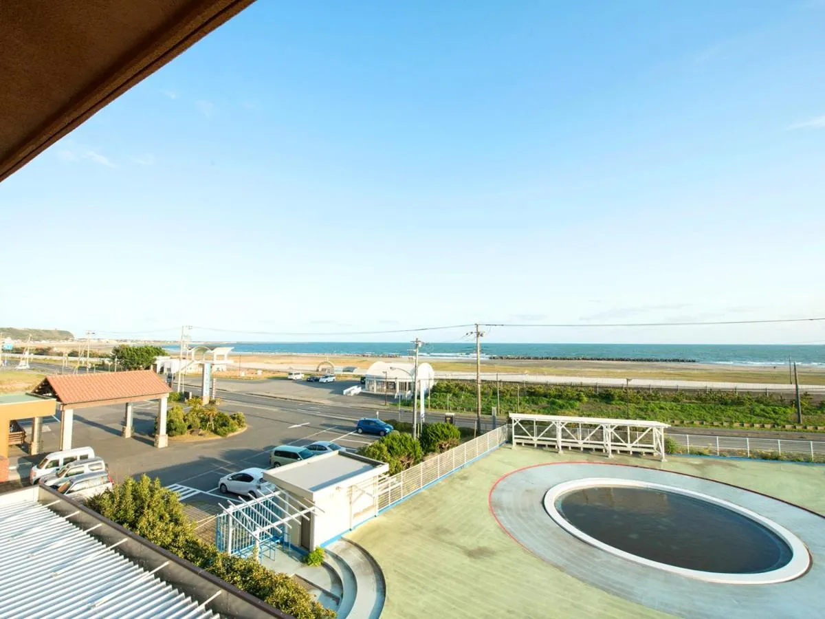 Pool view in Iioka Shiosai Hotel