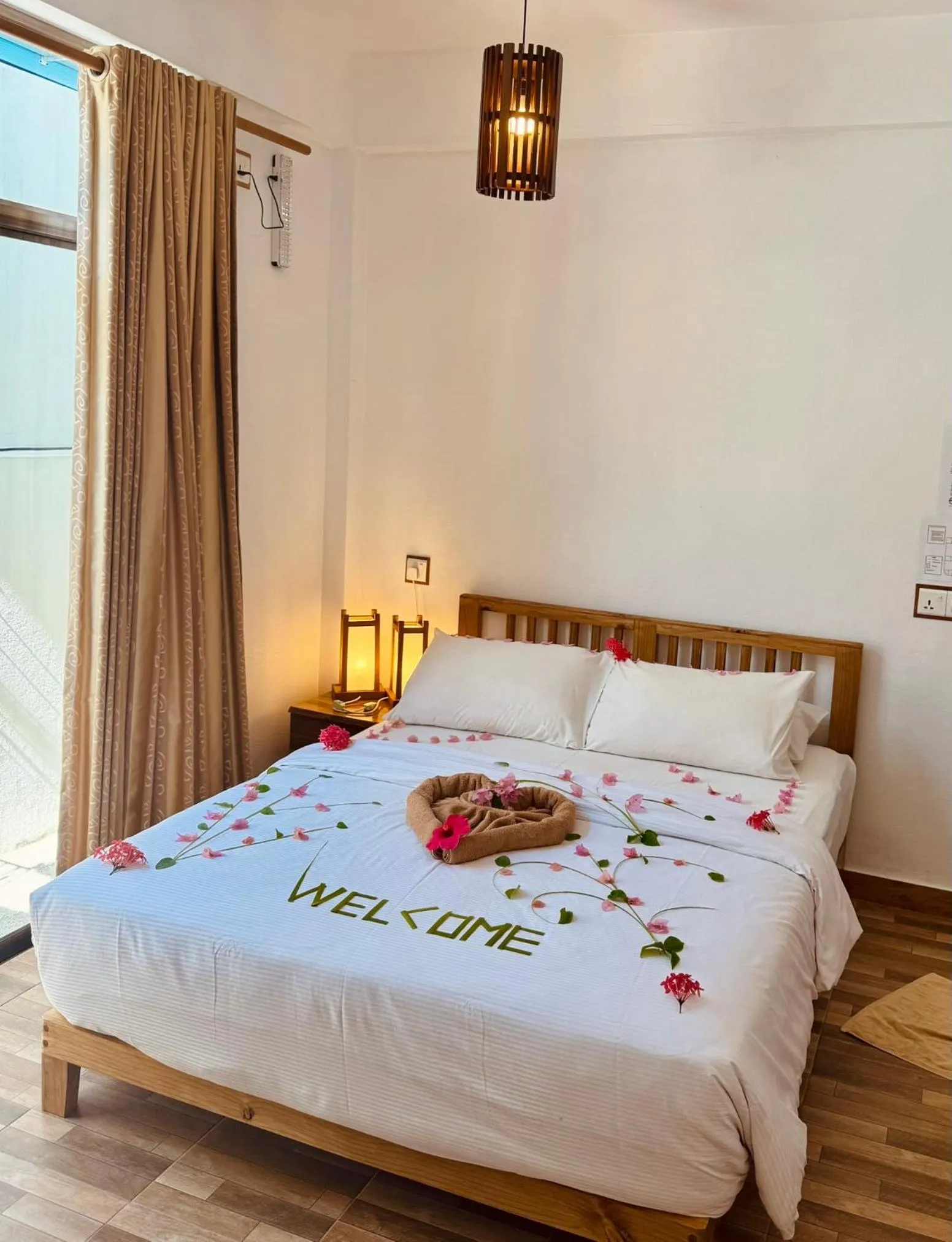 Bed in Ameera Maldives