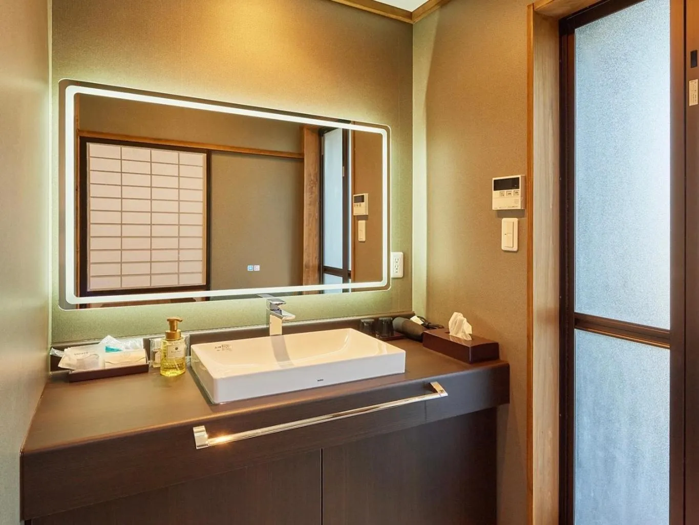 Bathroom in 吉野荘湯川屋 Yoshinosou Yukawaya