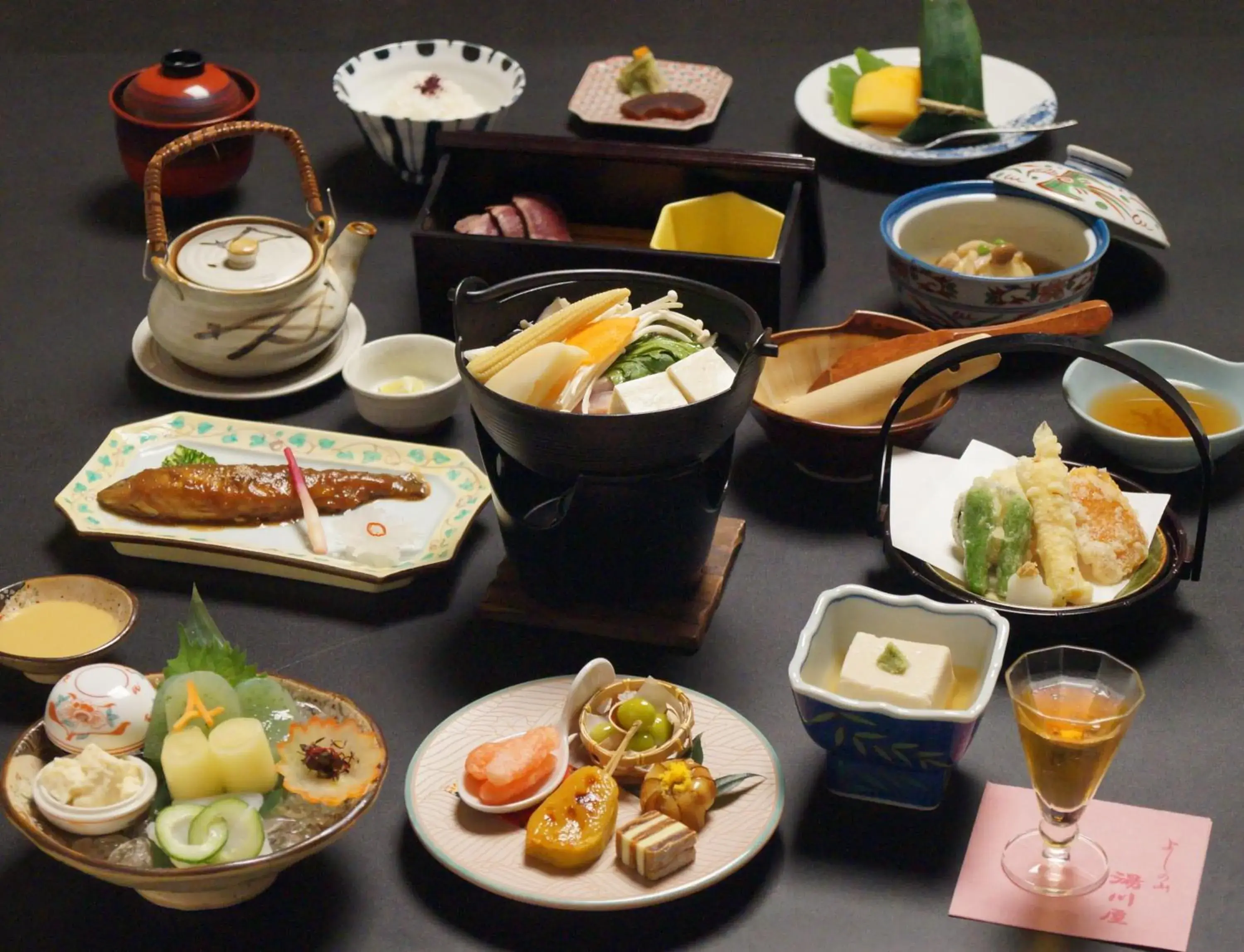 Food close-up in 吉野荘湯川屋 Yoshinosou Yukawaya Food close-up in 吉野荘湯川屋 Yoshinosou Yukawaya