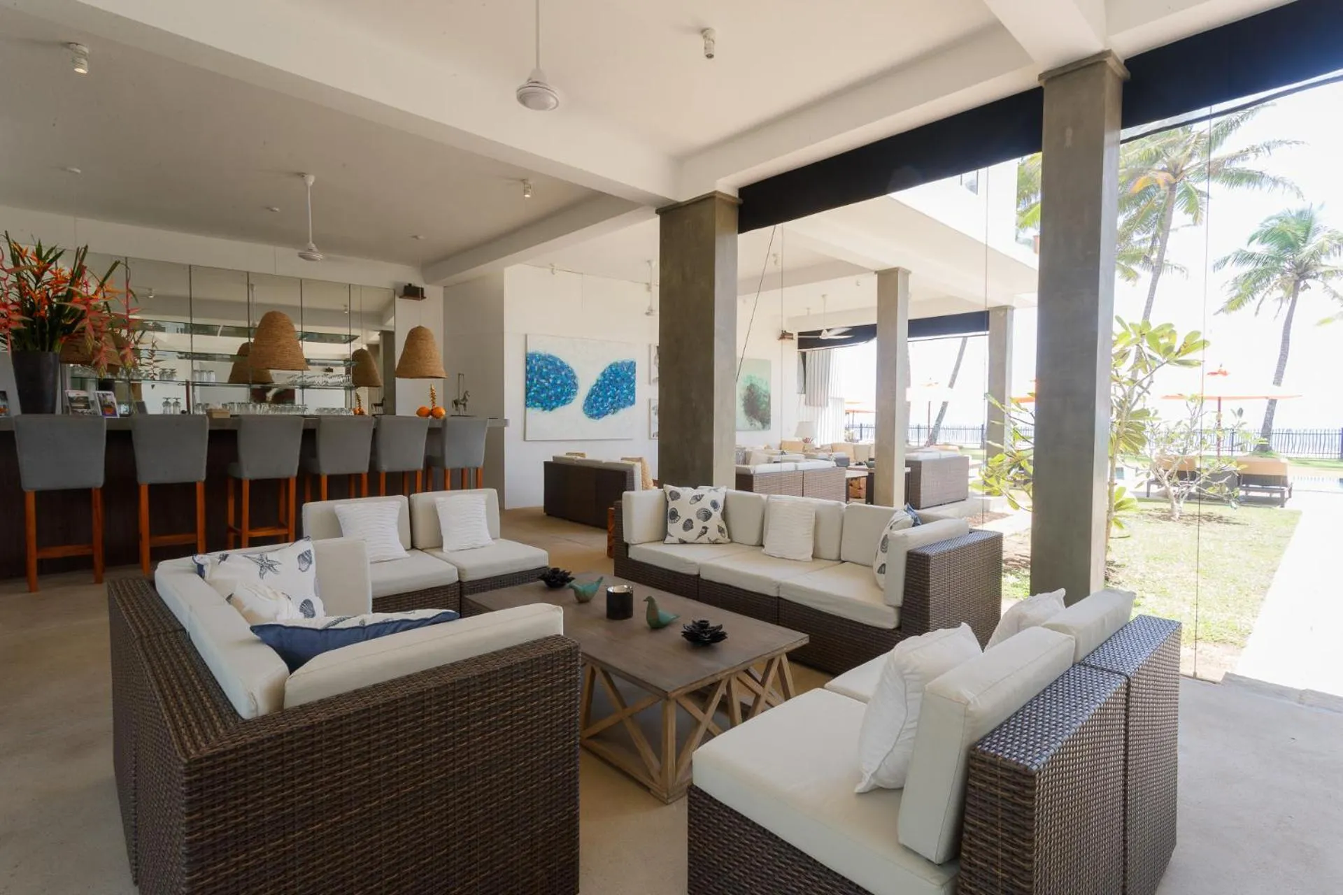 Lounge or bar in KK Beach