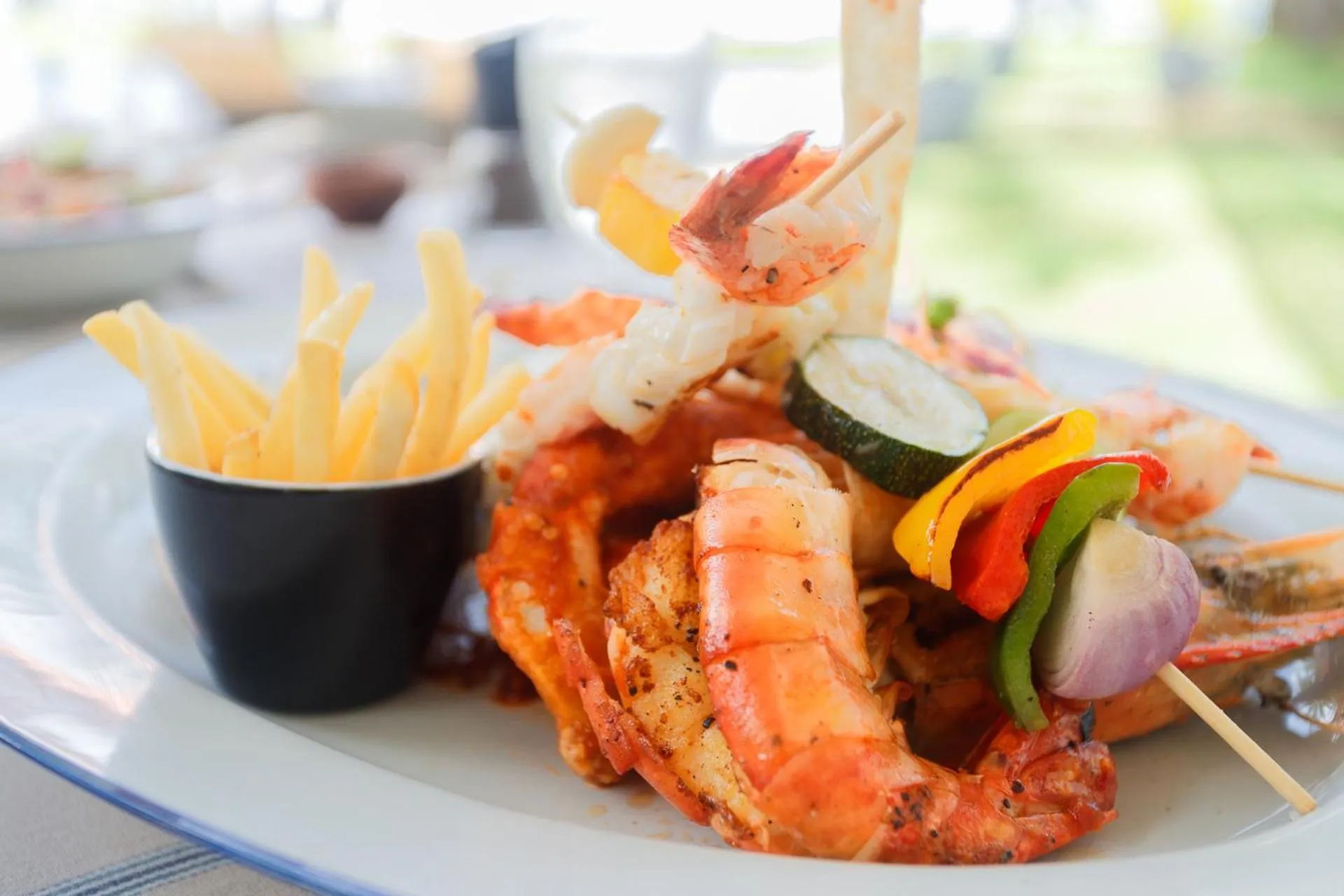 Food close-up in KK Beach