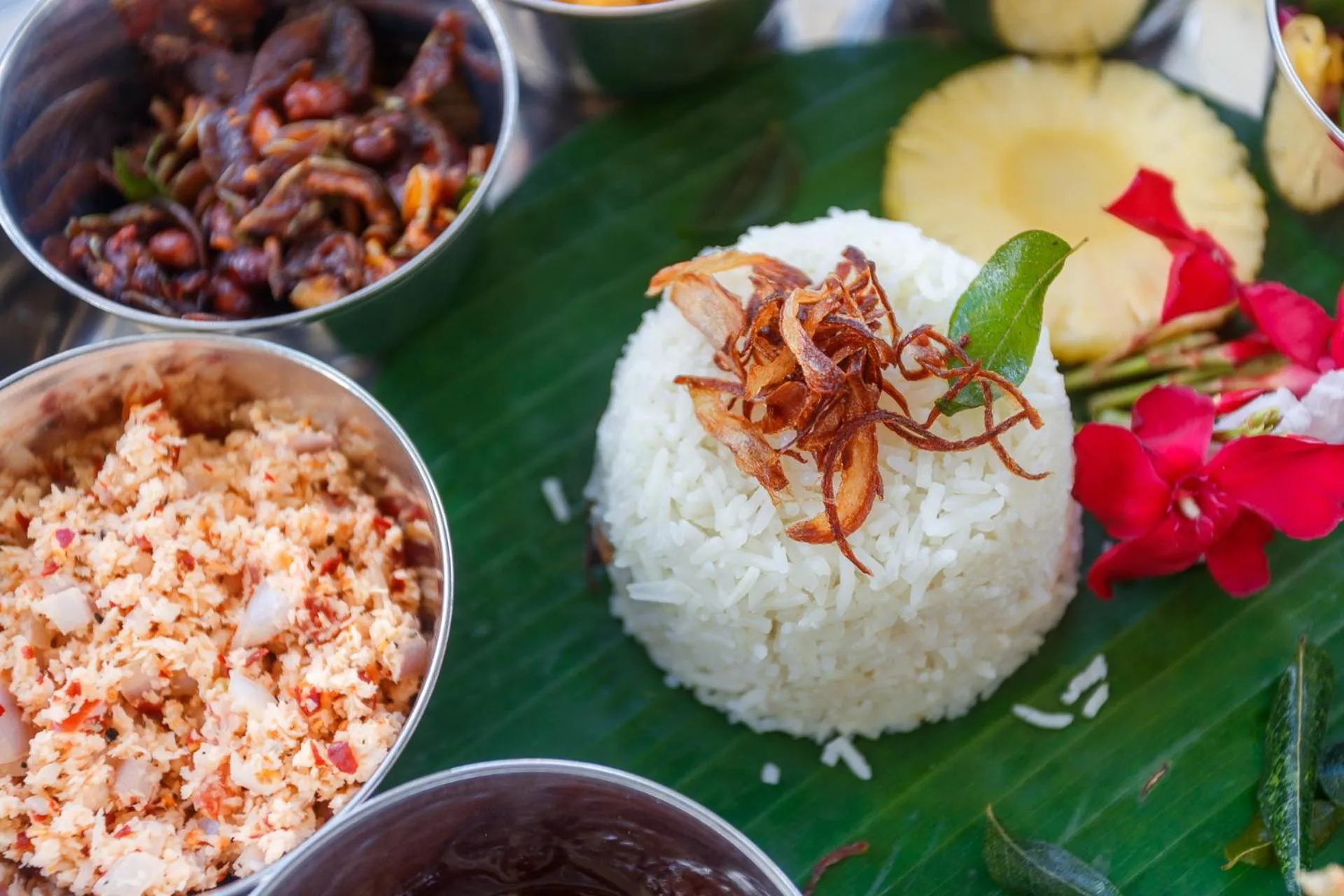 Food close-up in KK Beach