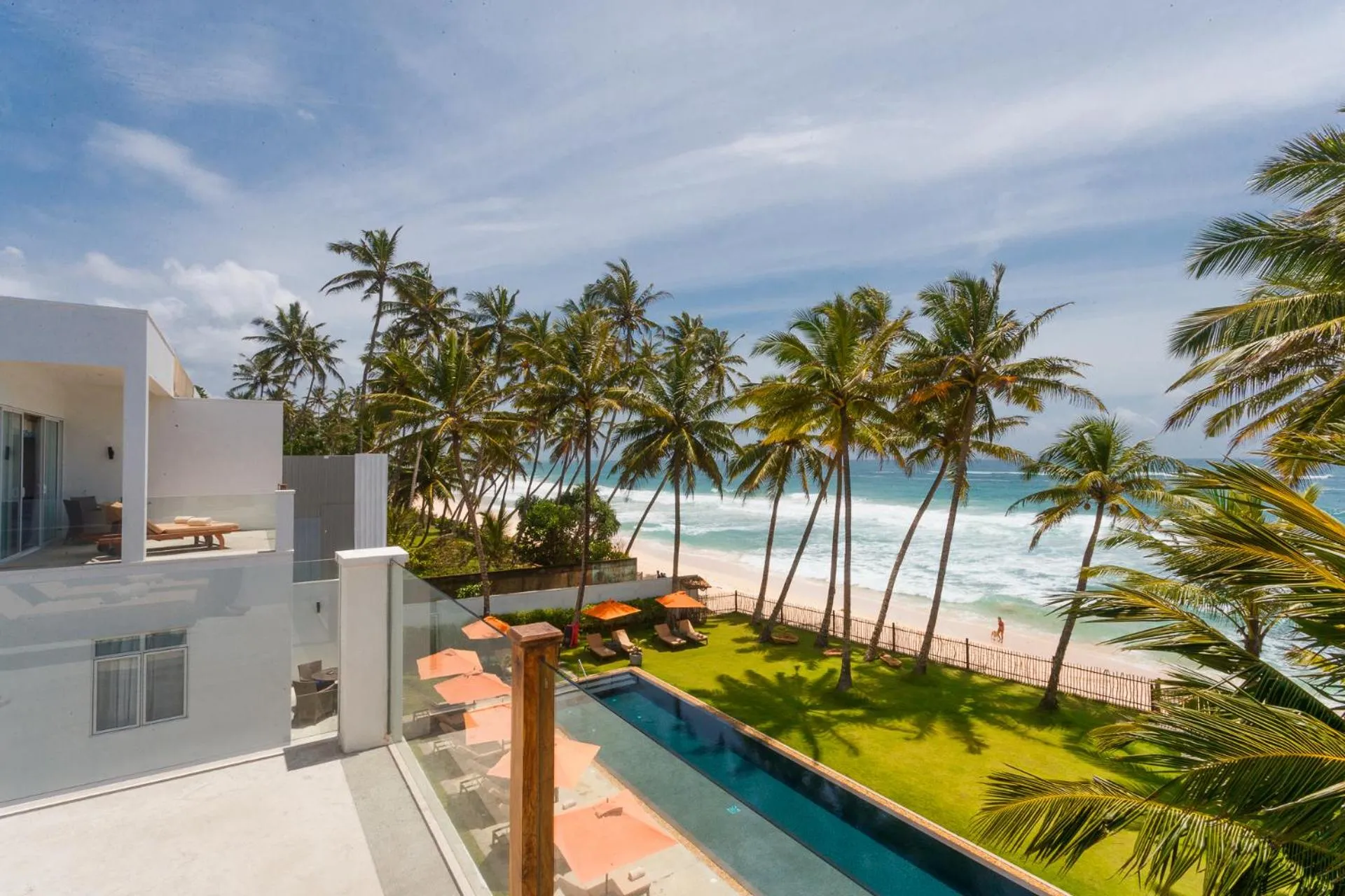 Pool view in KK Beach