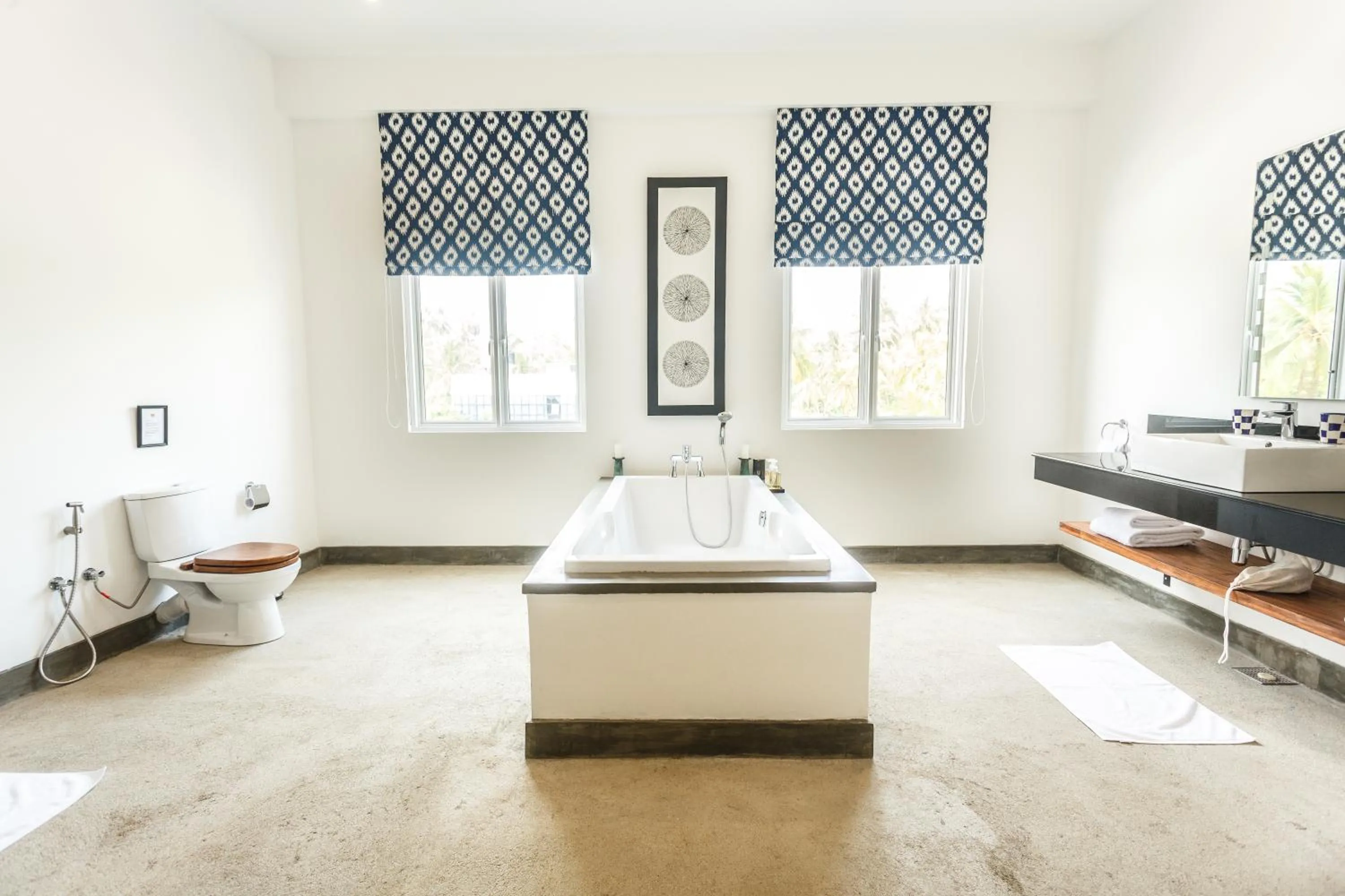 Toilet, Bed in KK Beach