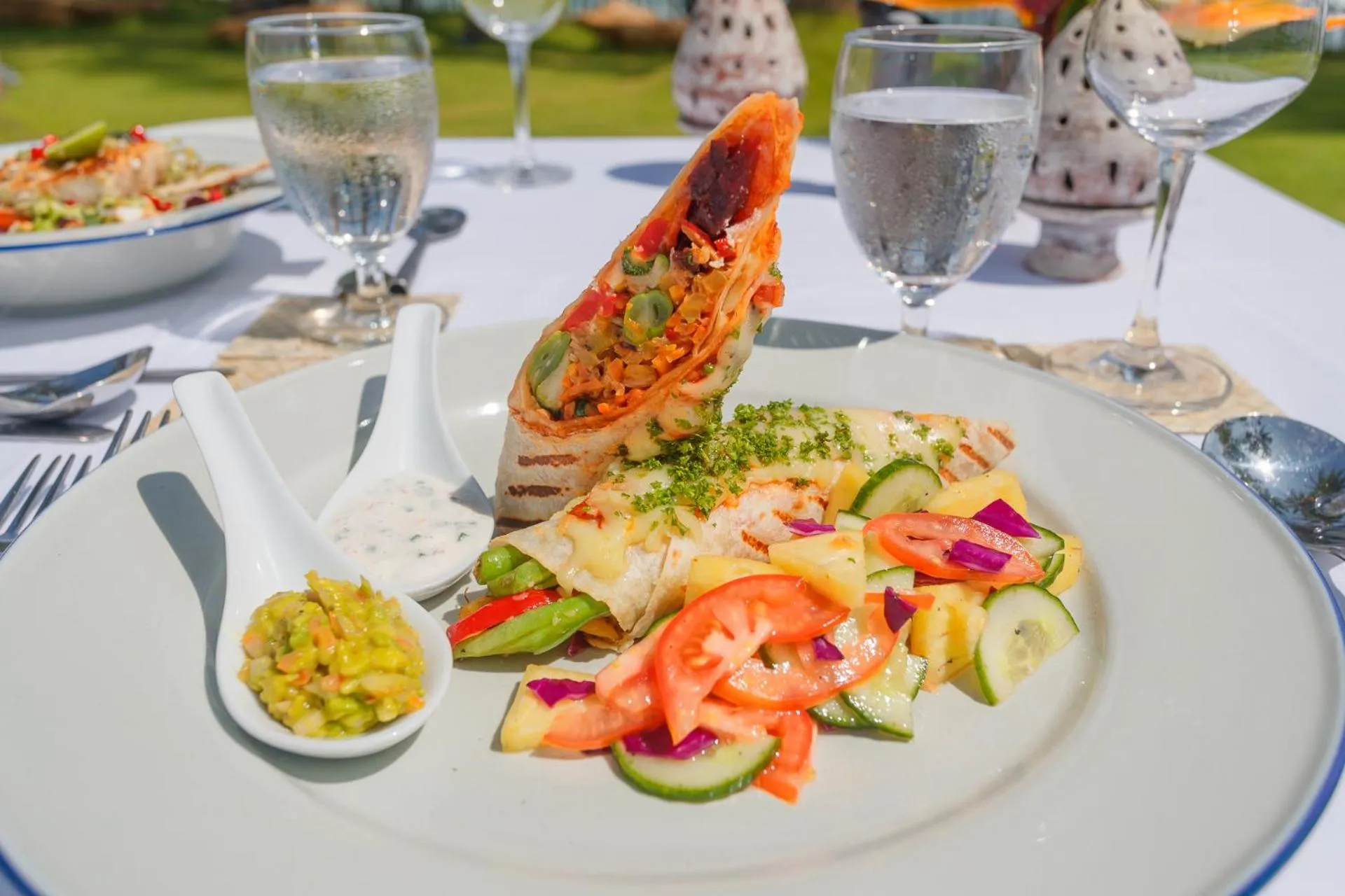 Food and drinks in KK Beach