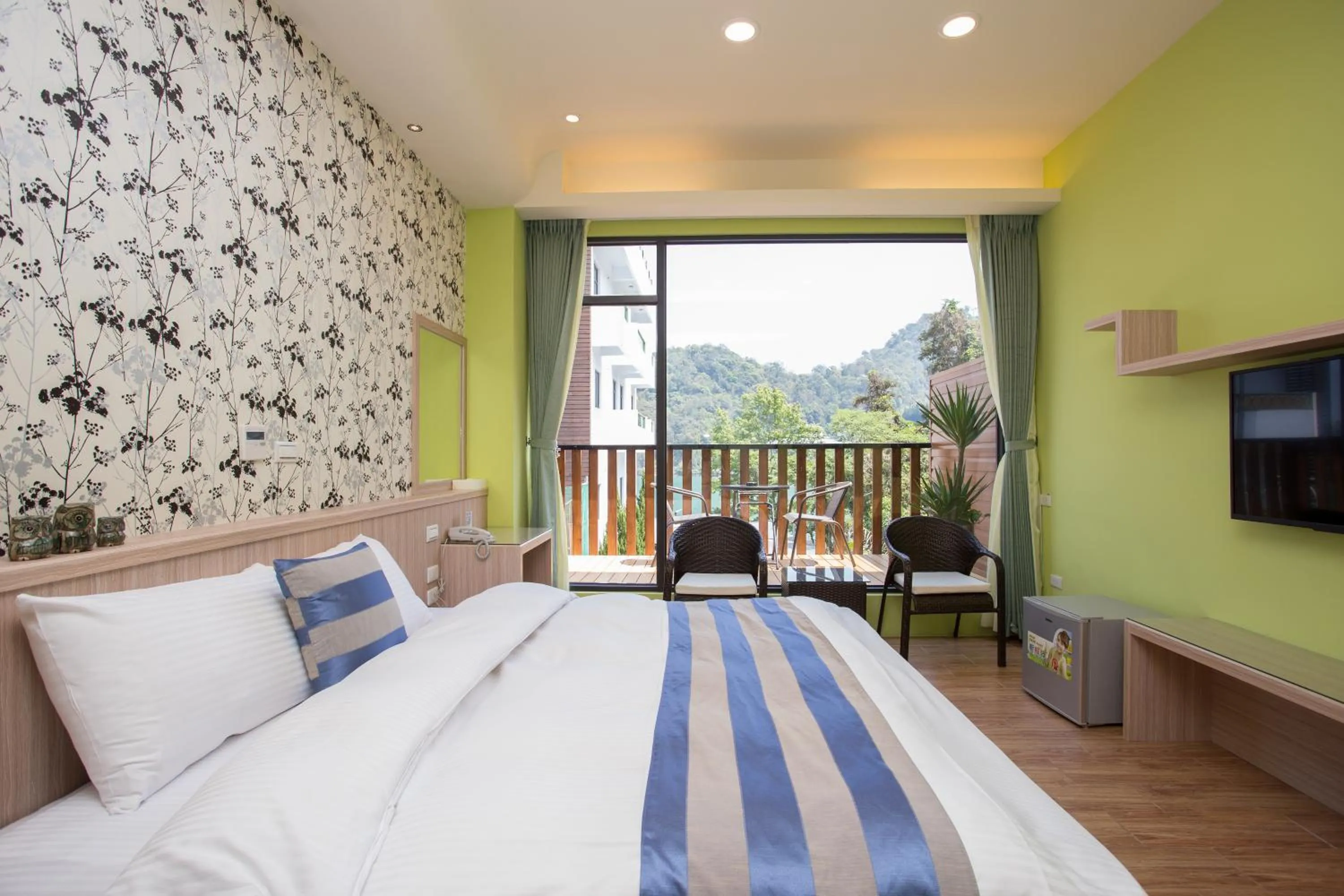 Photo of the whole room, Bed in Yuan Su B&B