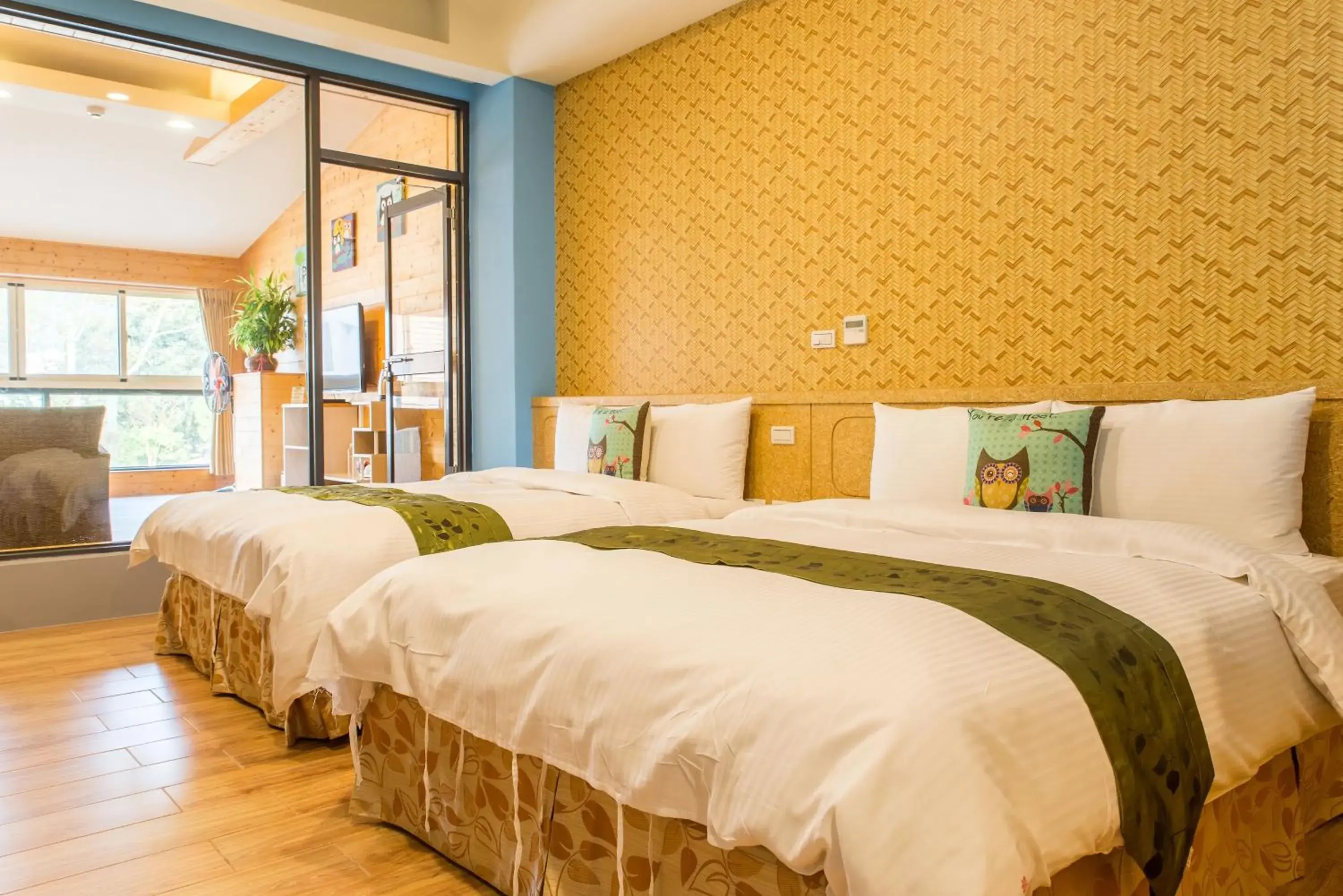 Classic Quadruple Room in Yuan Su B&B Classic Quadruple Room in Yuan Su B&B