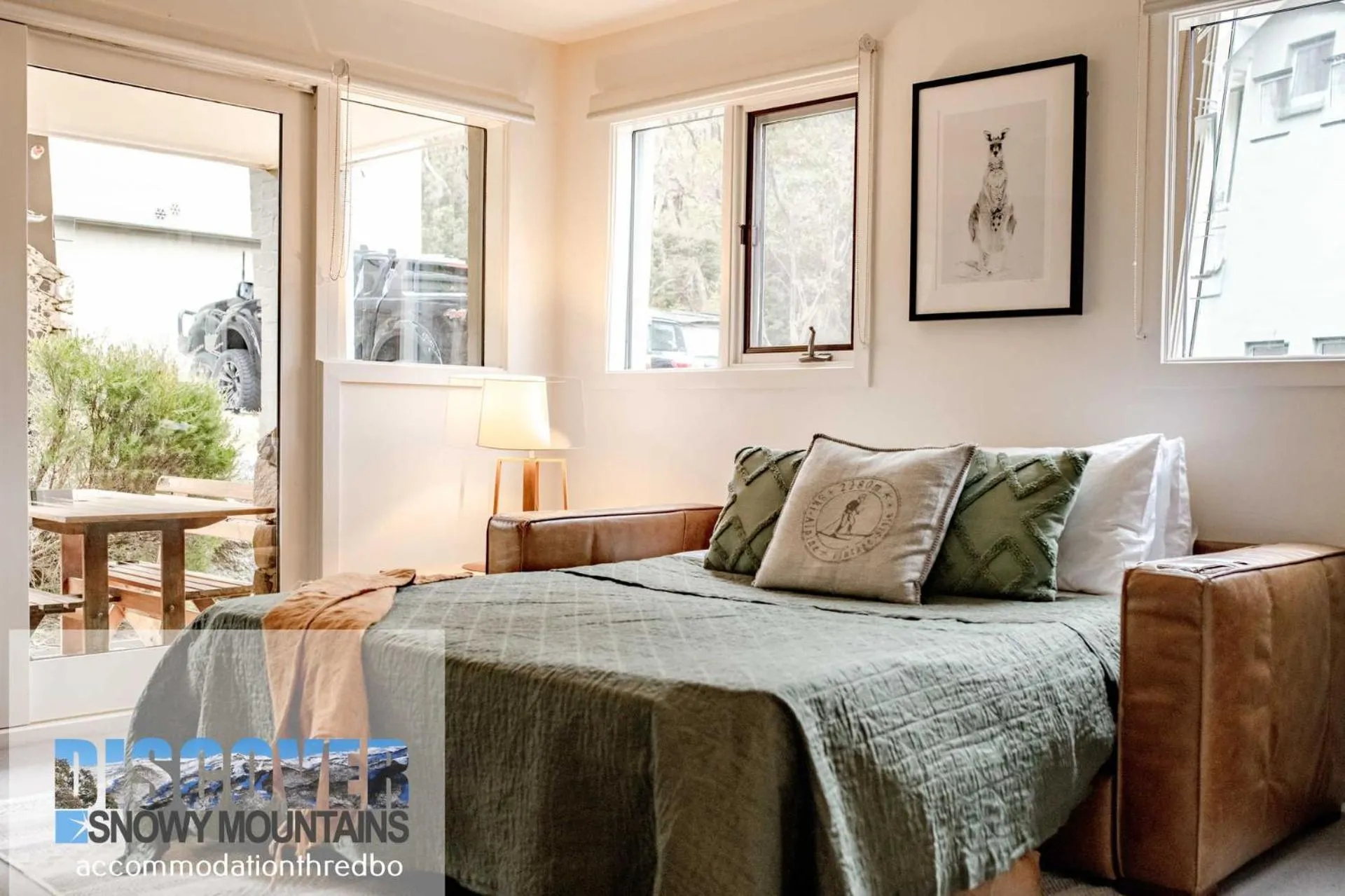 Living room, Bed in Wintergreen 3 - Thredbo