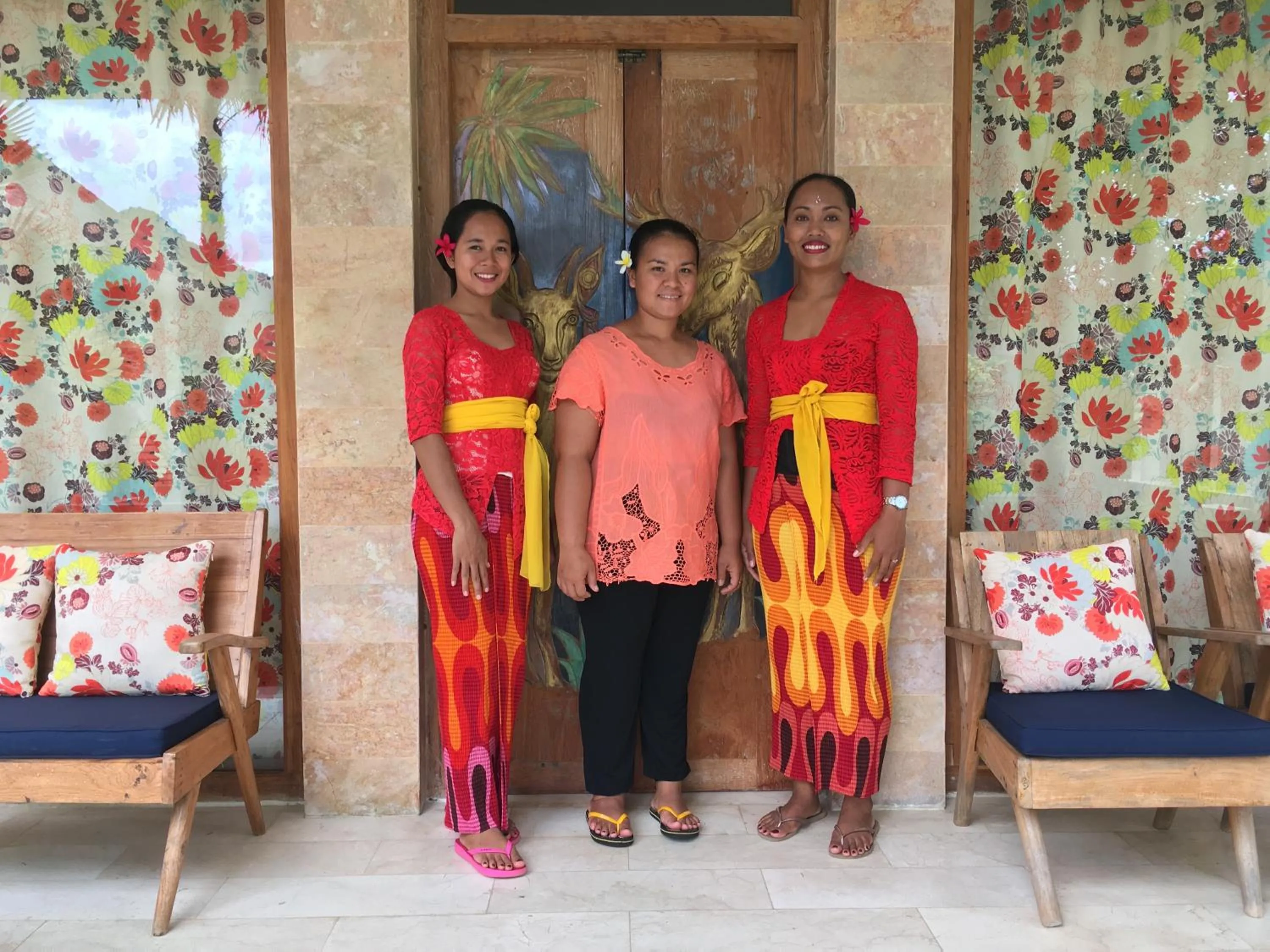 Staff in Sun Suko Boutique Resort