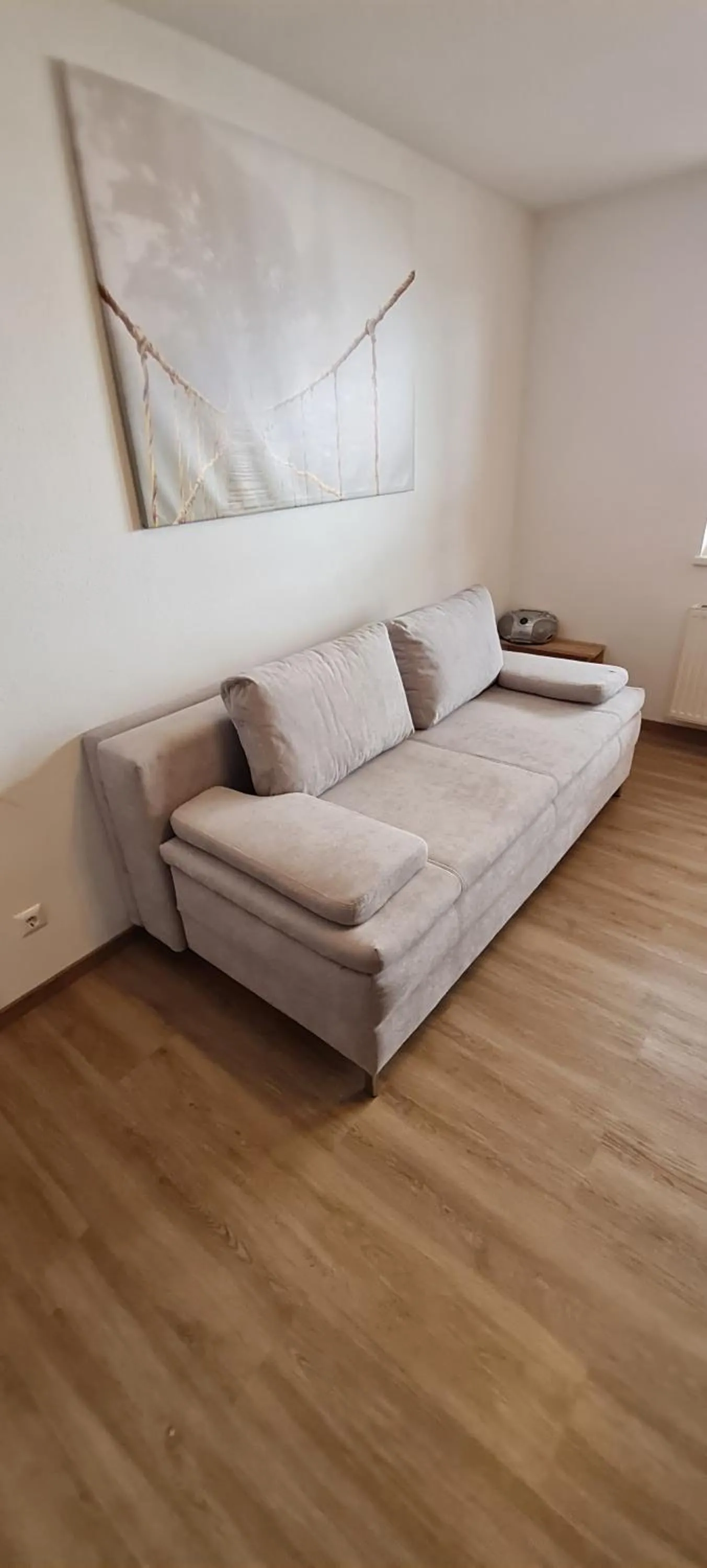 Seating area, Bed in Ferienwohnung Himler