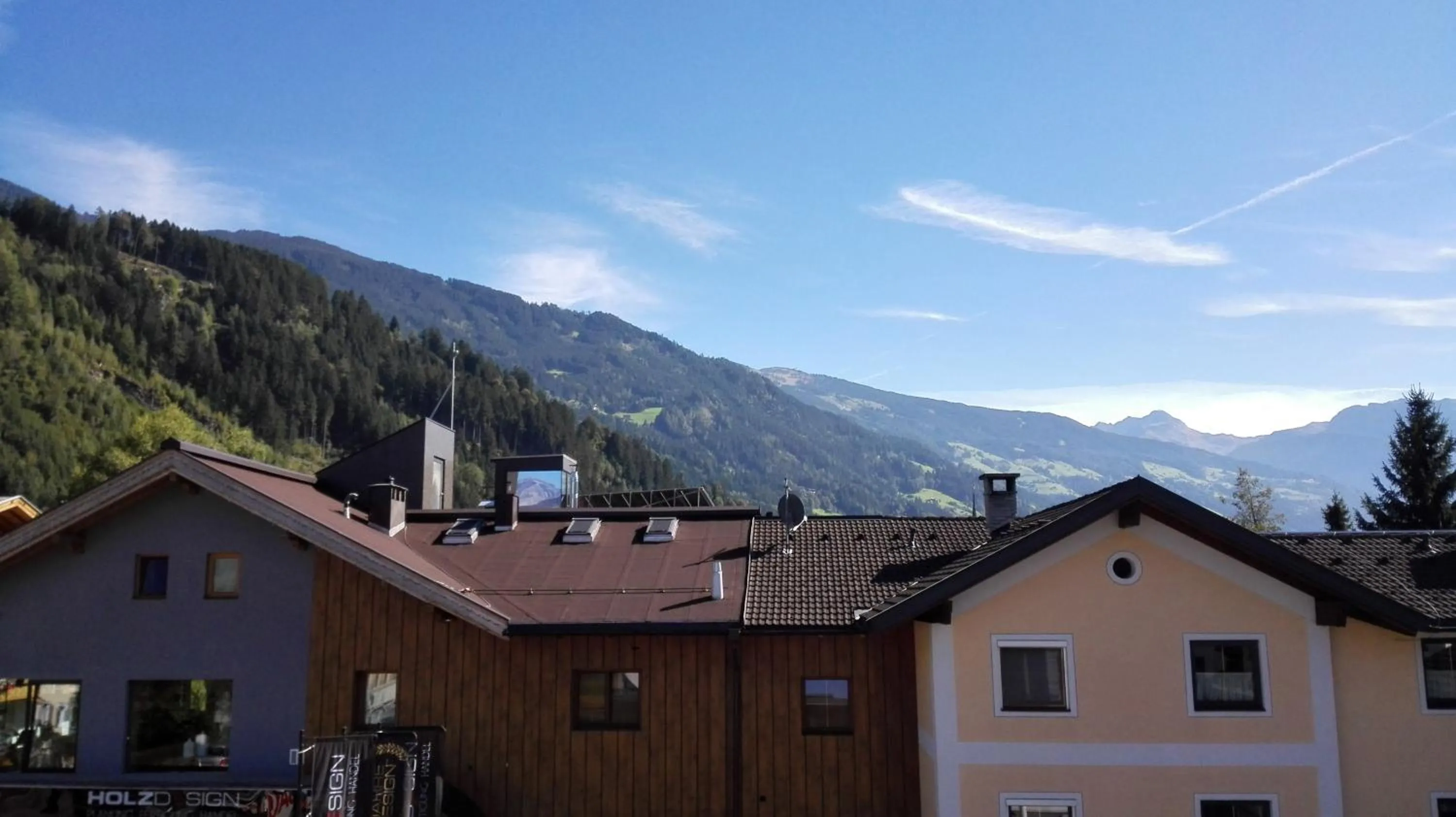 Mountain view in Ferienwohnung Himler