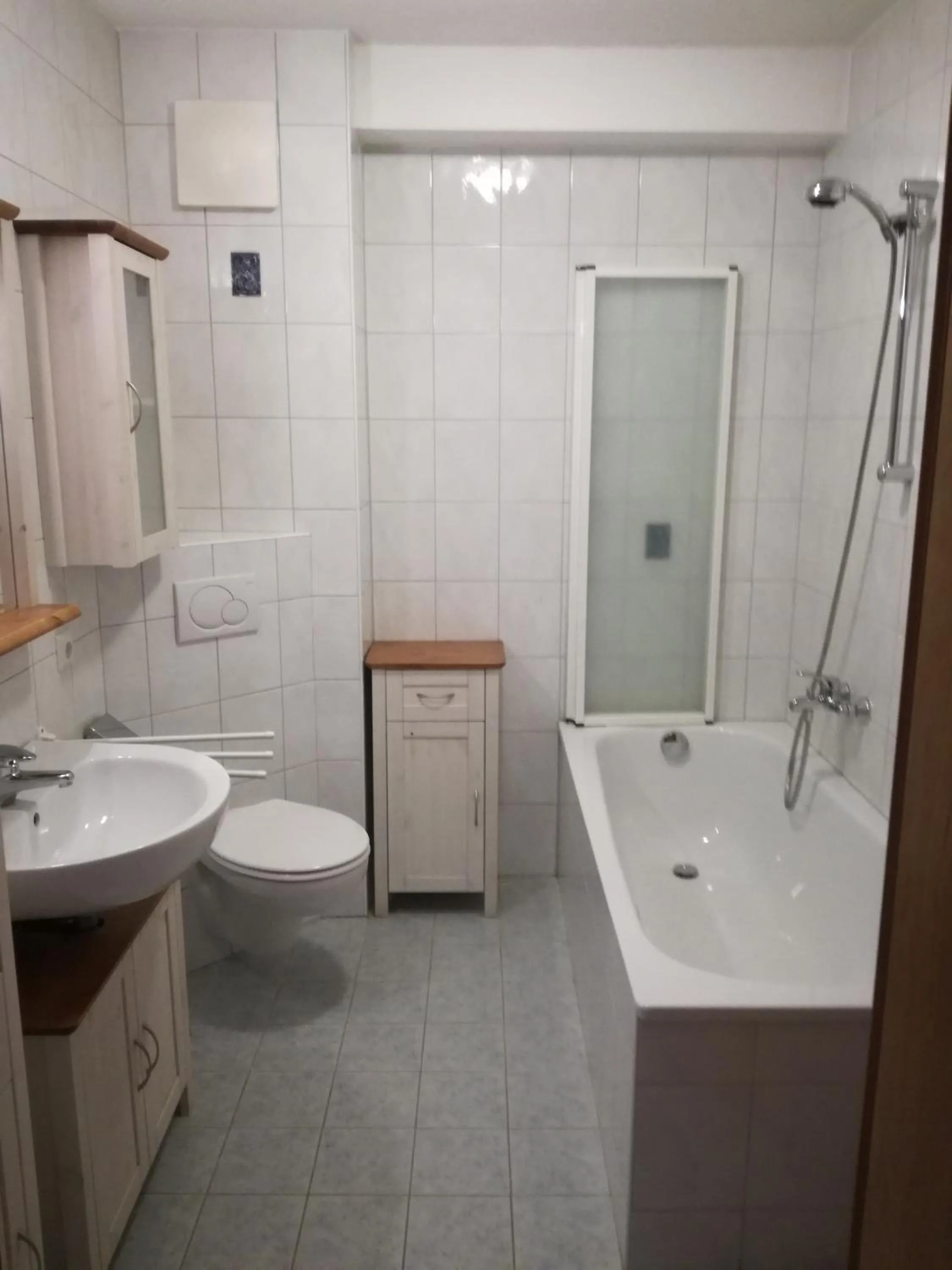 Bathroom in Ferienwohnung Himler
