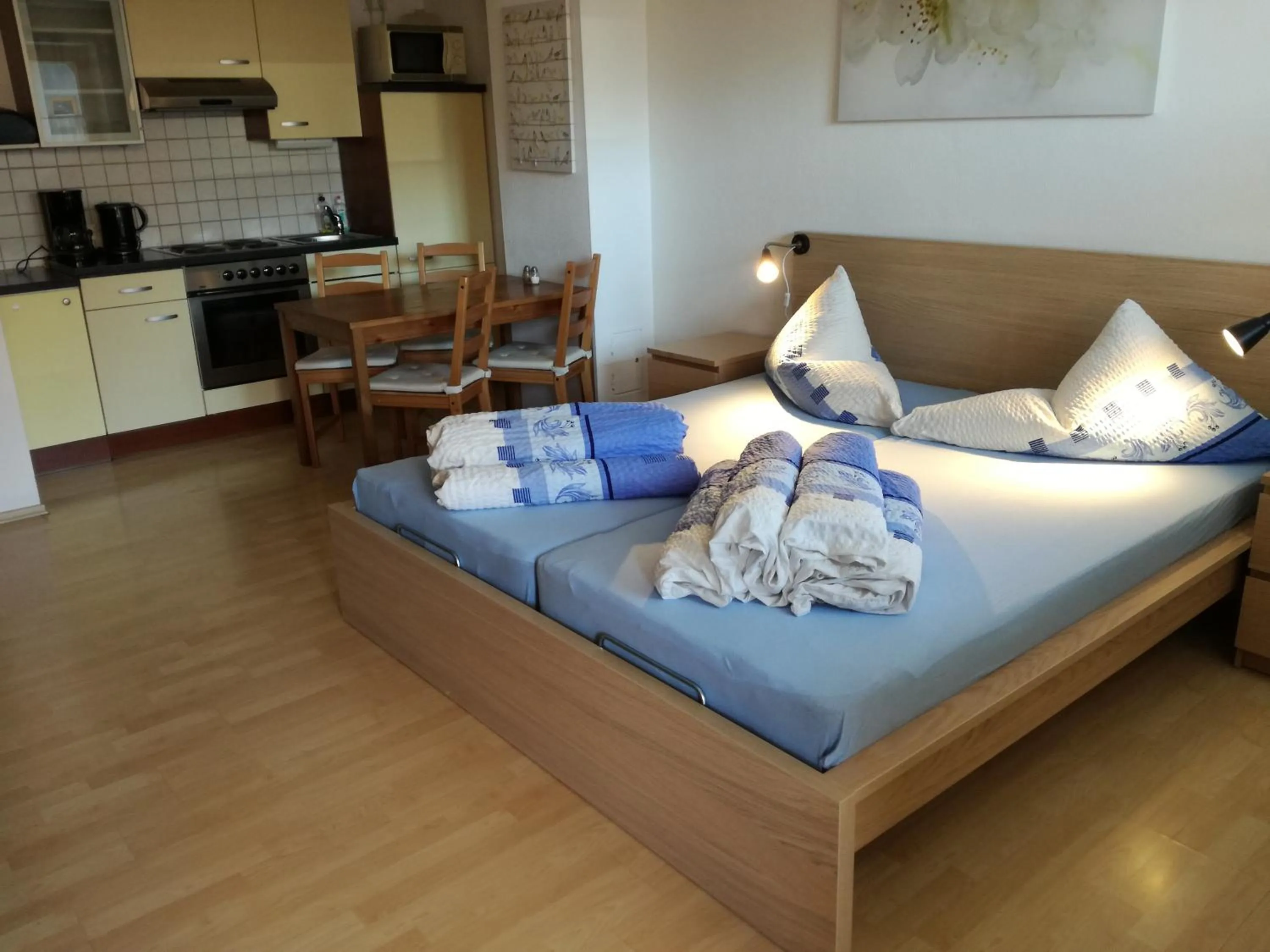Bed in Ferienwohnung Himler
