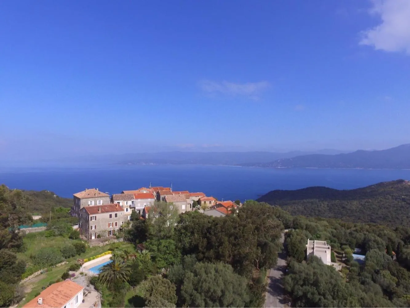 Bird's eye view in Chez Marc et Jeannick