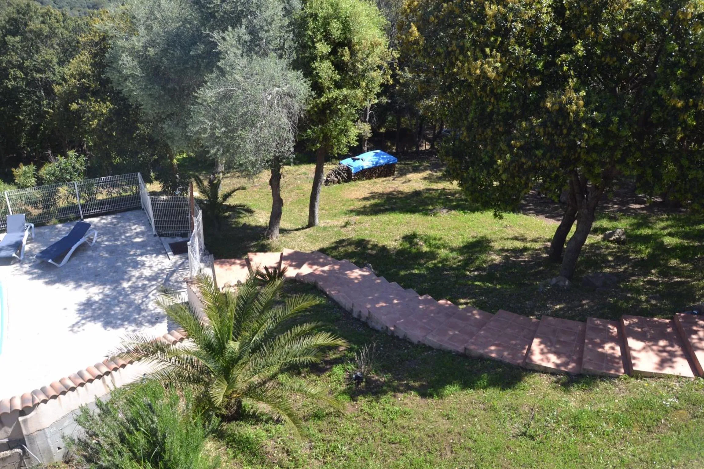 Garden view in Chez Marc et Jeannick