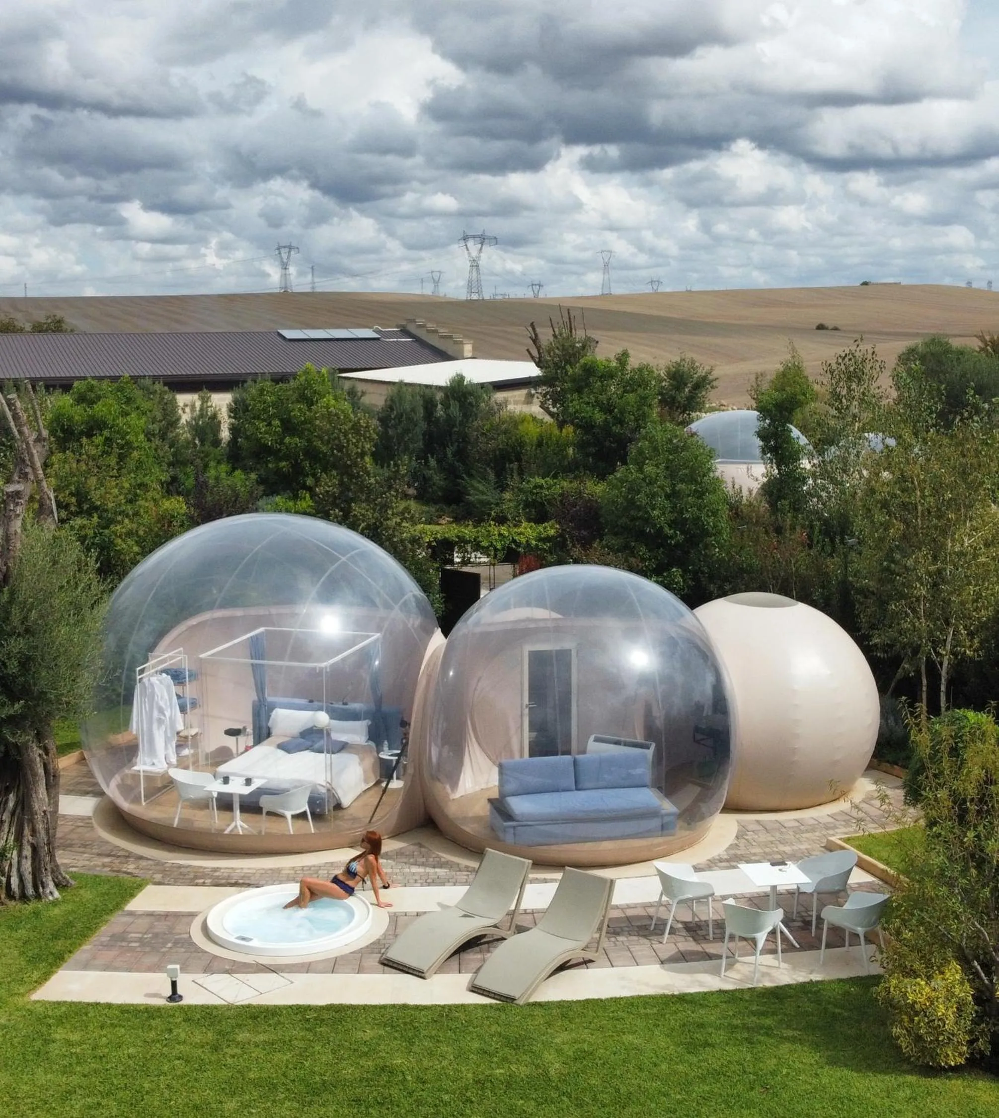 Natural landscape in Tenuta Danesi - Camere - Appartamenti - Bubble Room