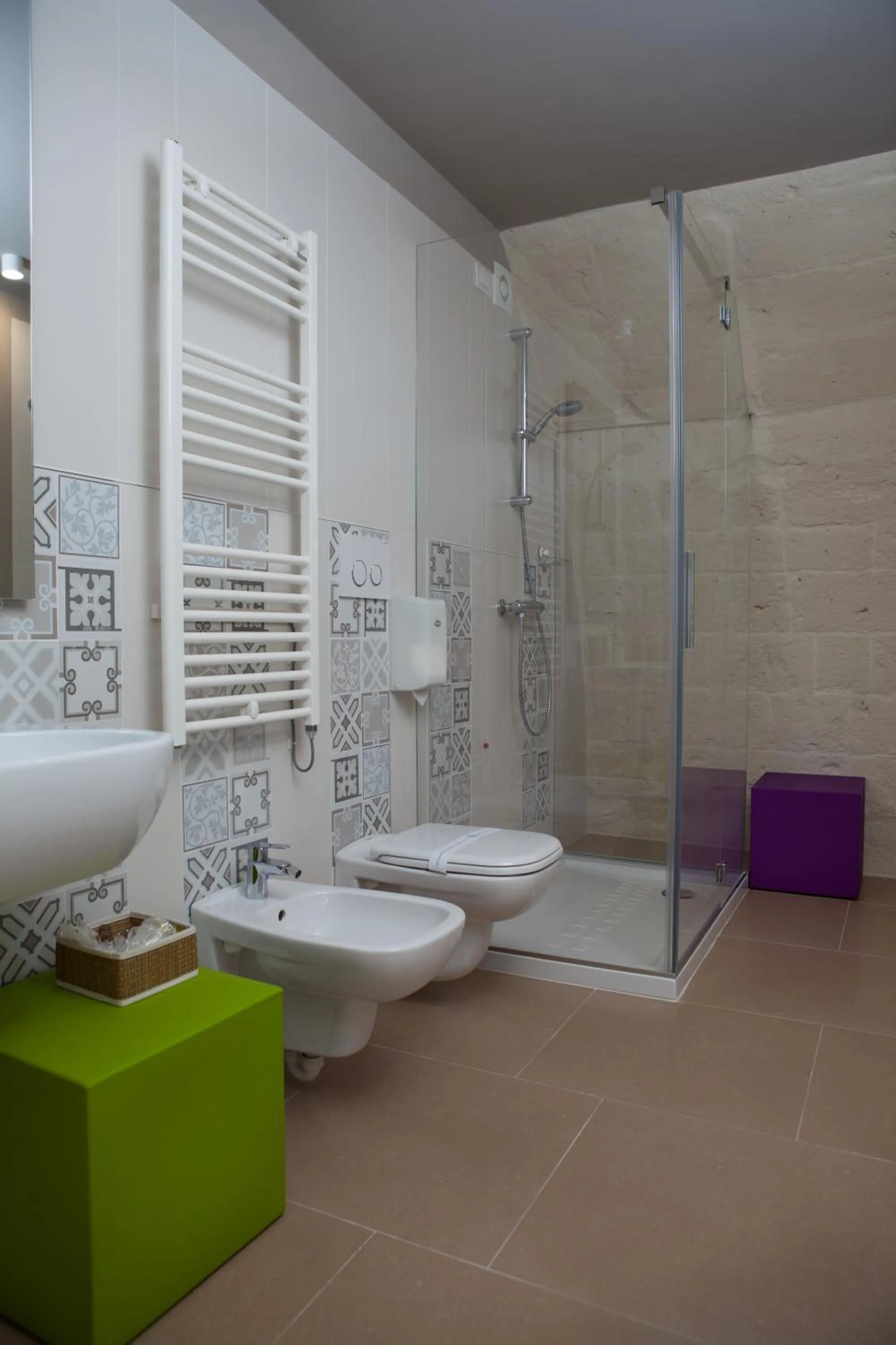 Shower in Tenuta Danesi - Camere - Appartamenti - Bubble Room