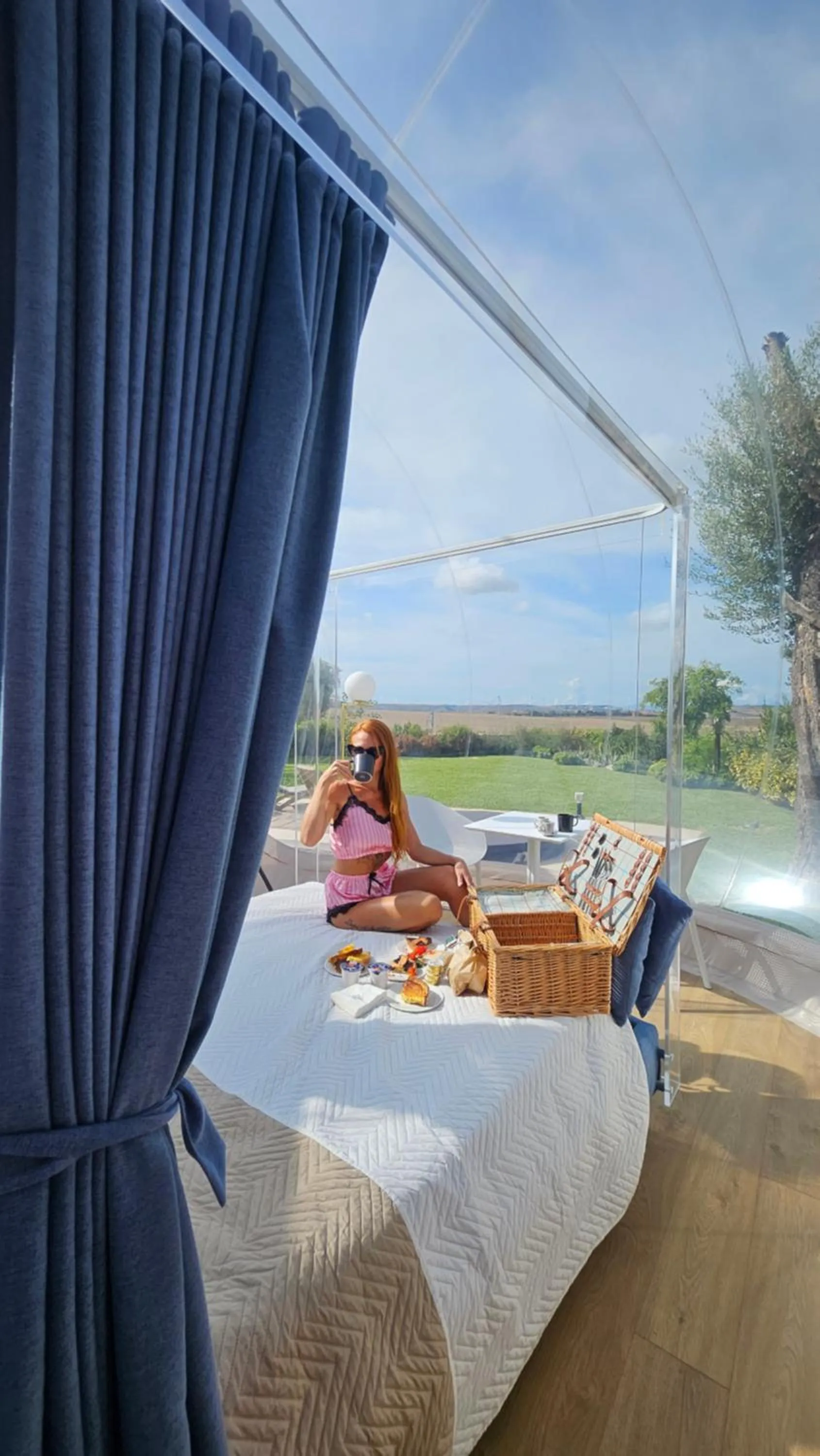 Bed in Tenuta Danesi - Camere - Appartamenti - Bubble Room