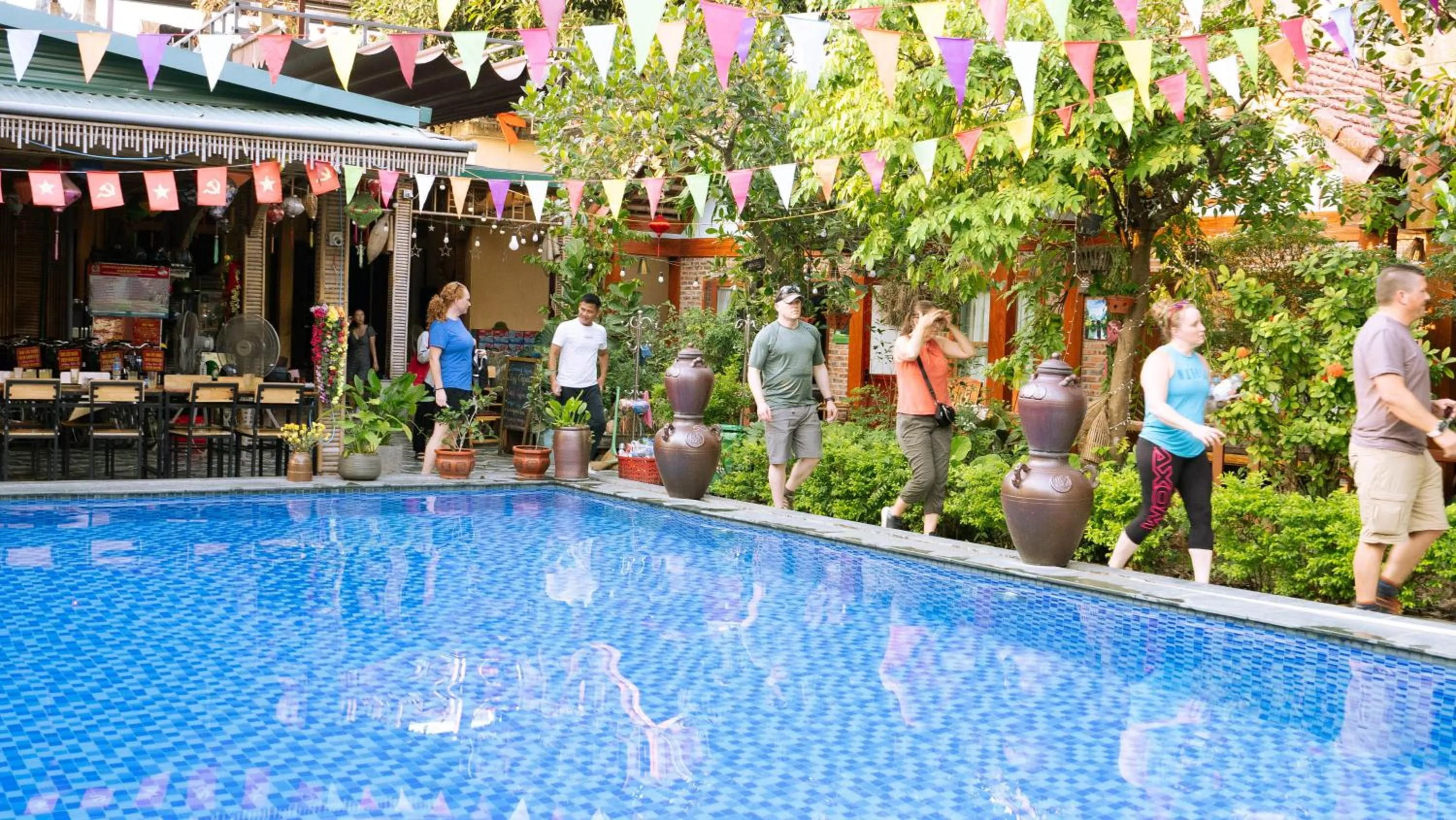 Garden in Tam Coc River View Homestay