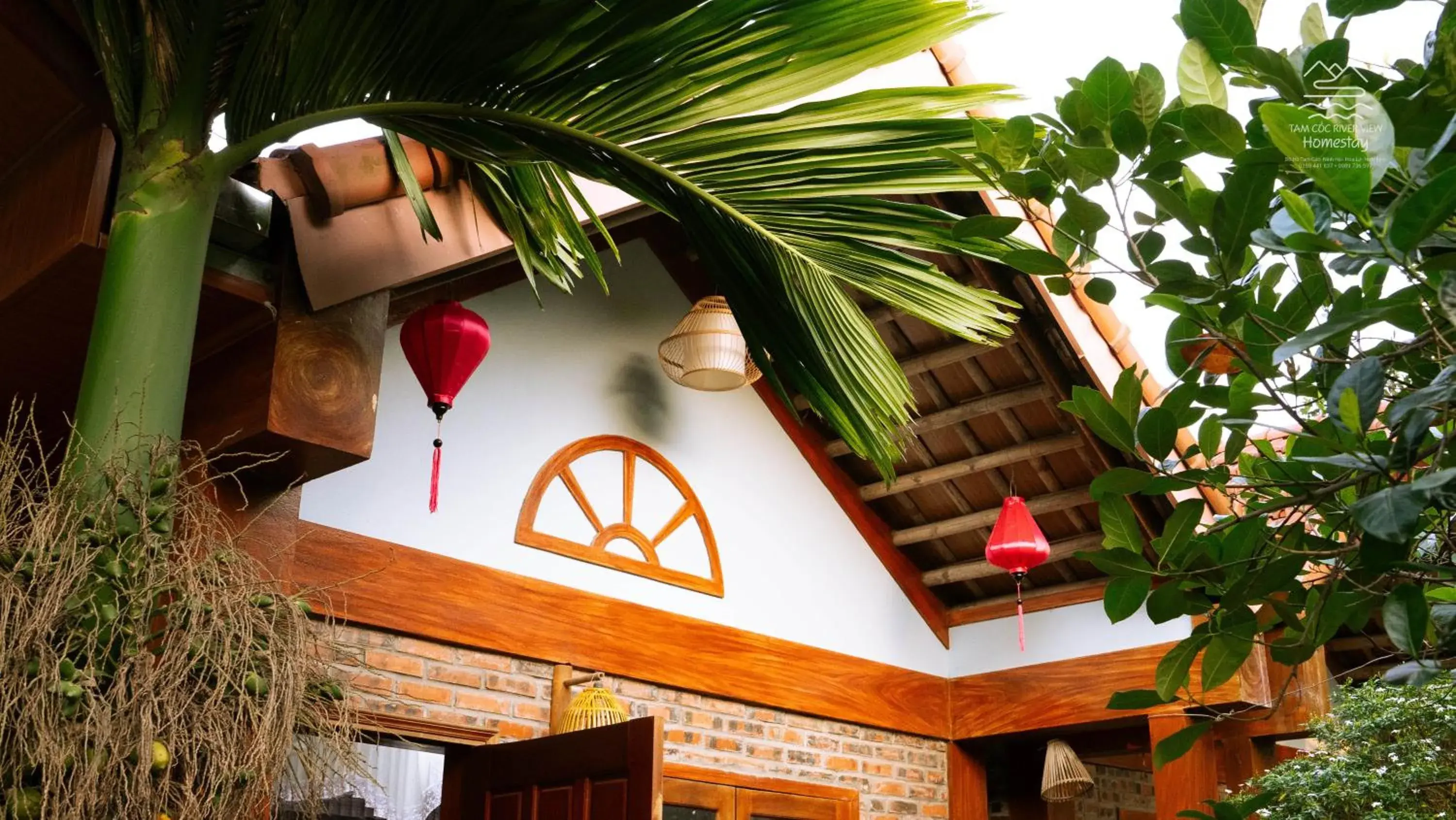 Quadruple Room with Garden View in Tam Coc River View Homestay Quadruple Room with Garden View in Tam Coc River View Homestay