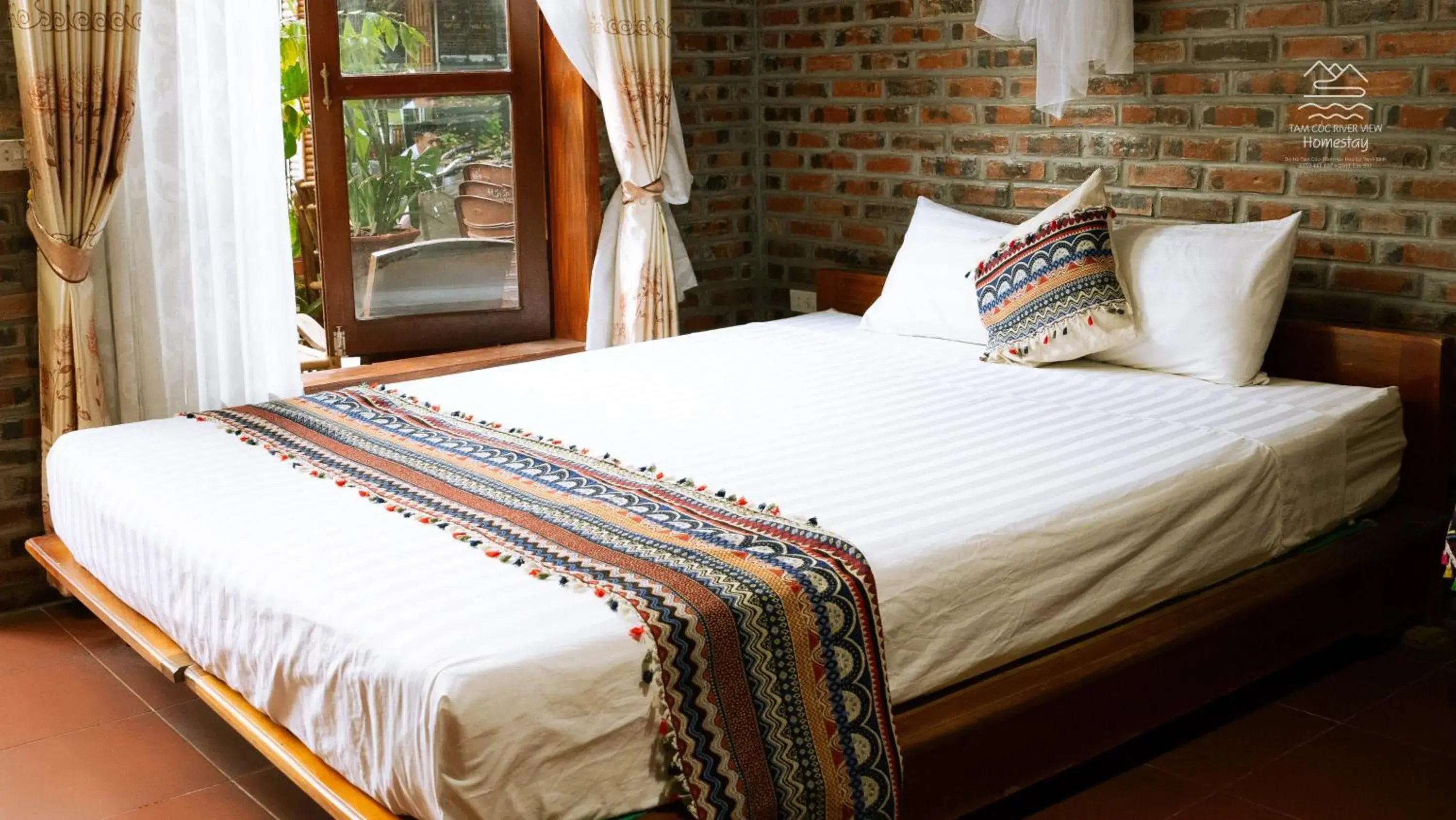 Family Room with Garden View in Tam Coc River View Homestay Family Room with Garden View in Tam Coc River View Homestay