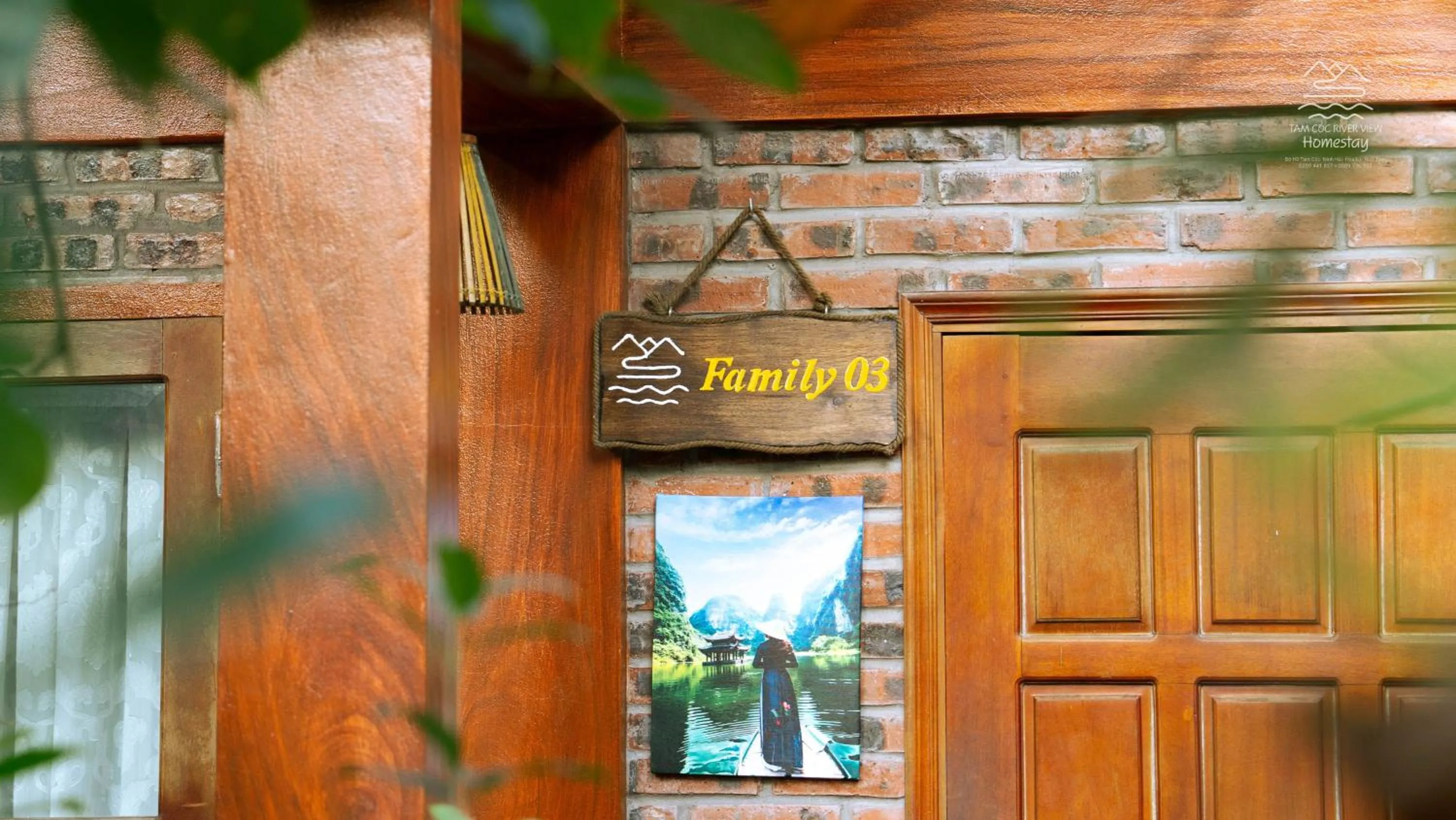 Logo/Certificate/Sign in Tam Coc River View Homestay