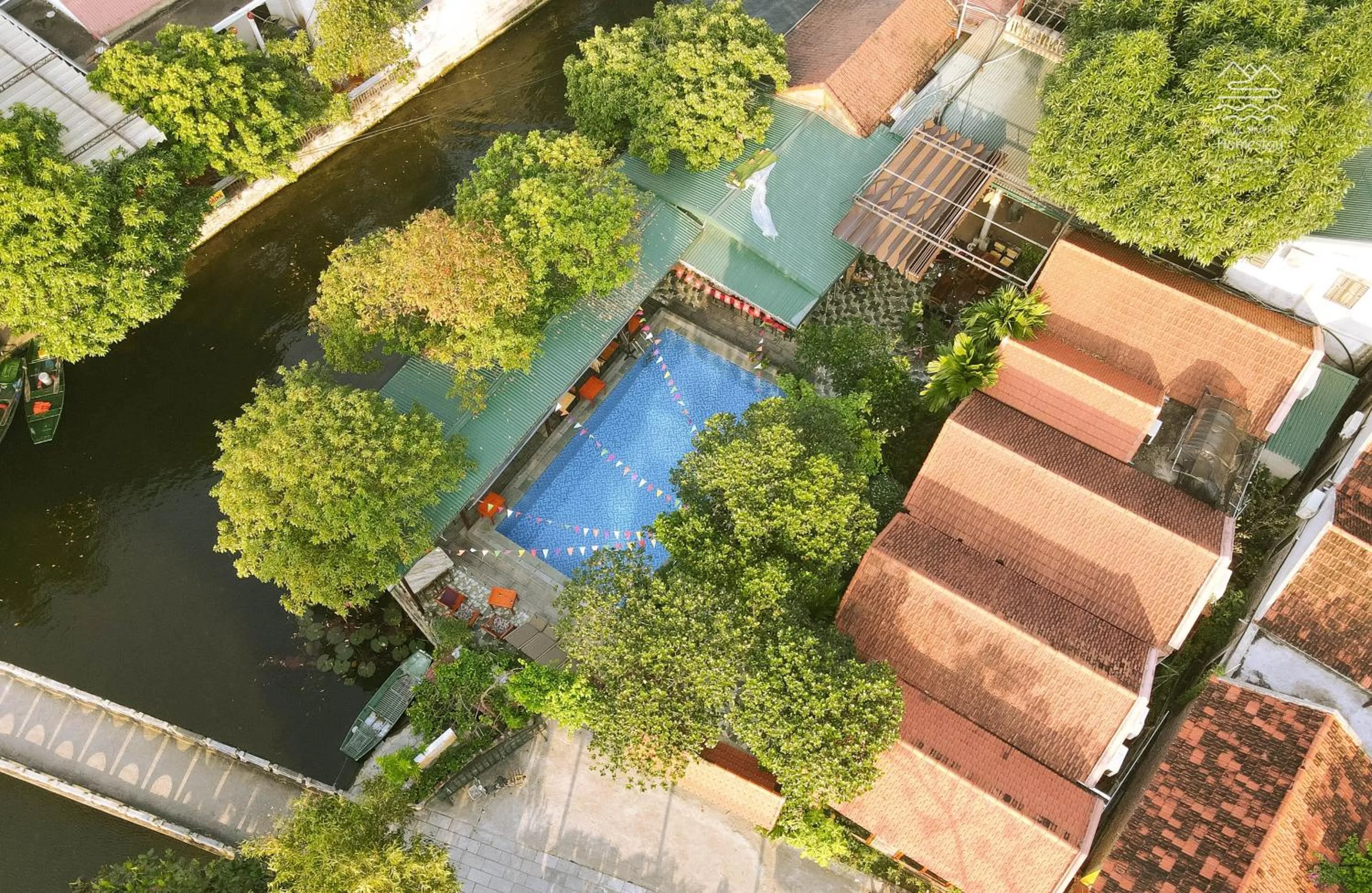 Bird's eye view in Tam Coc River View Homestay