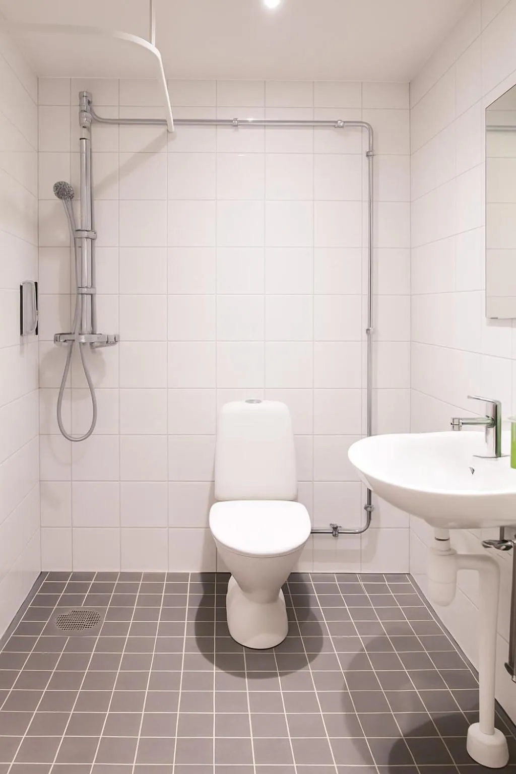 Shower in Hotell Drott