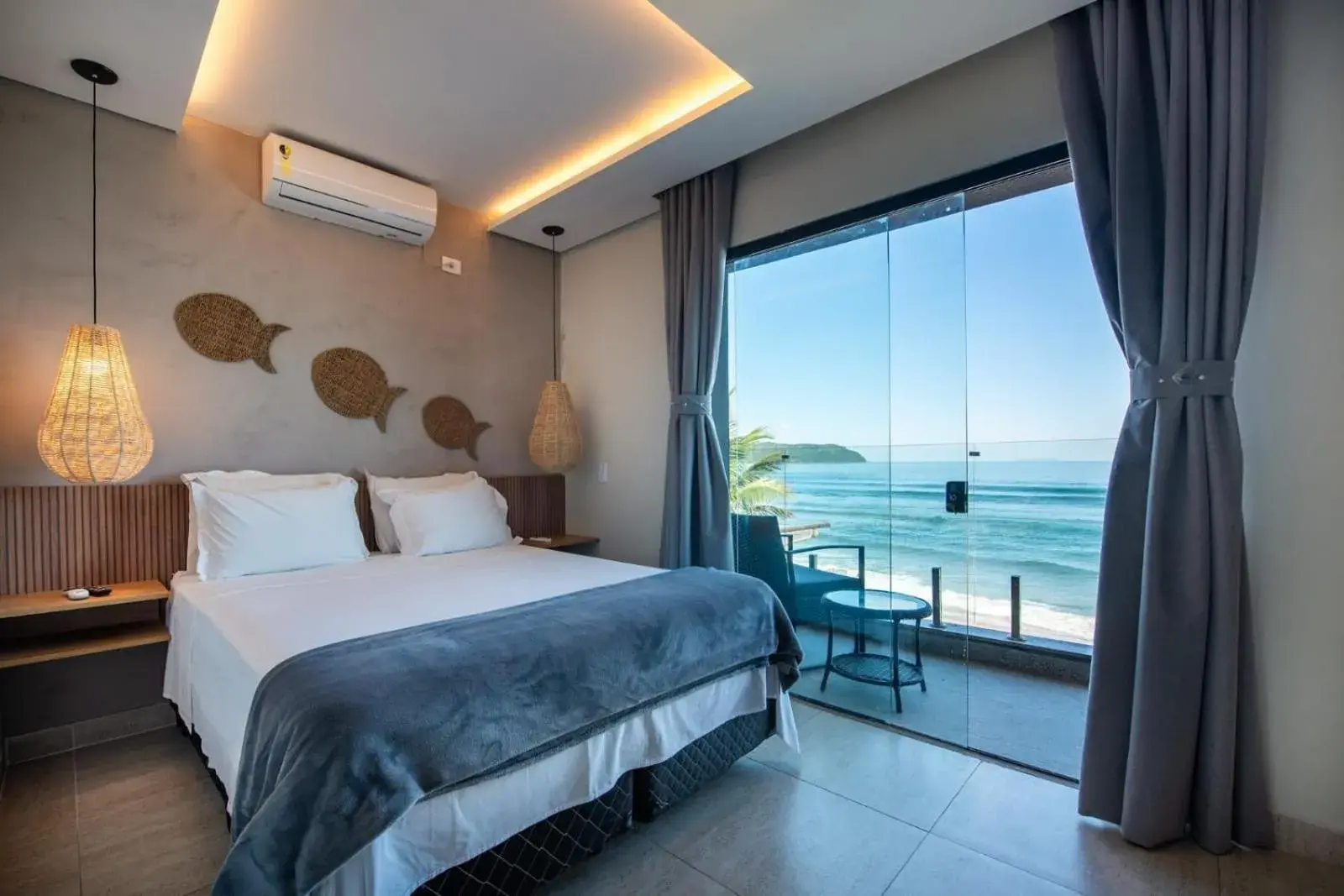 Deluxe Double Room with Balcony and Sea View in Casatua Pousada Deluxe Double Room with Balcony and Sea View in Casatua Pousada