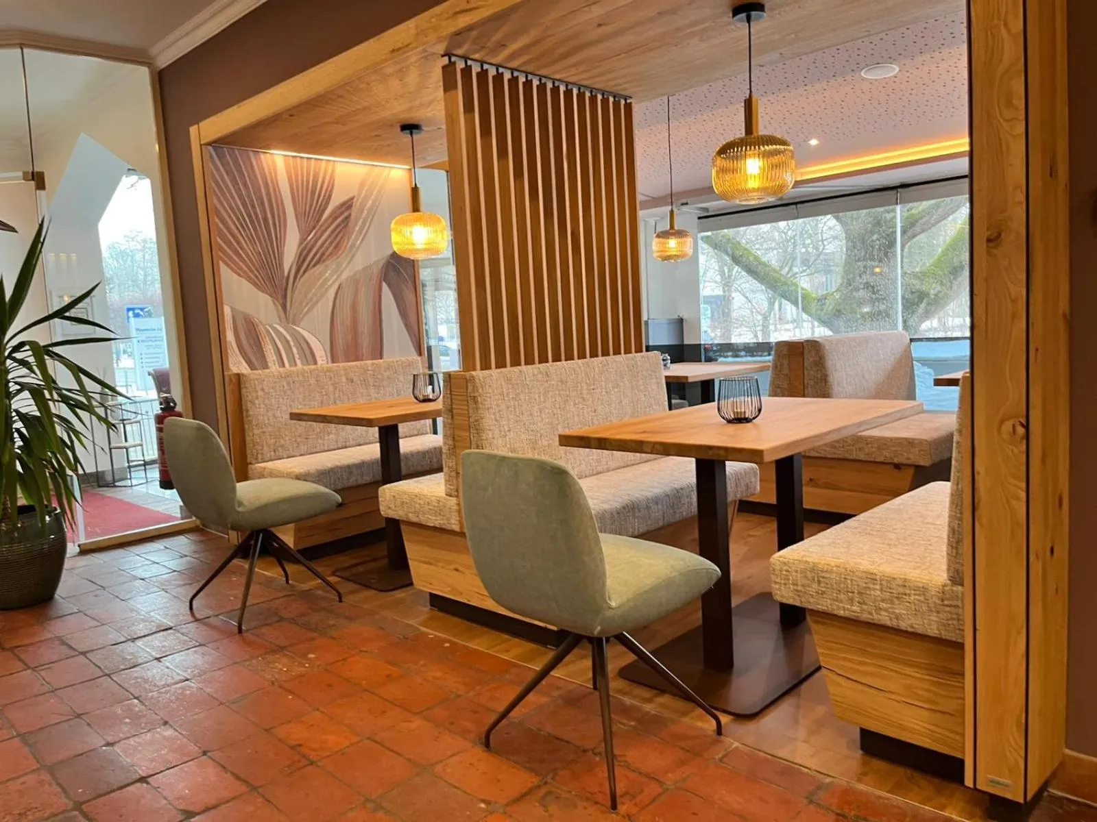 Seating area in Hotel Promenade Mein KaffeeHimmel