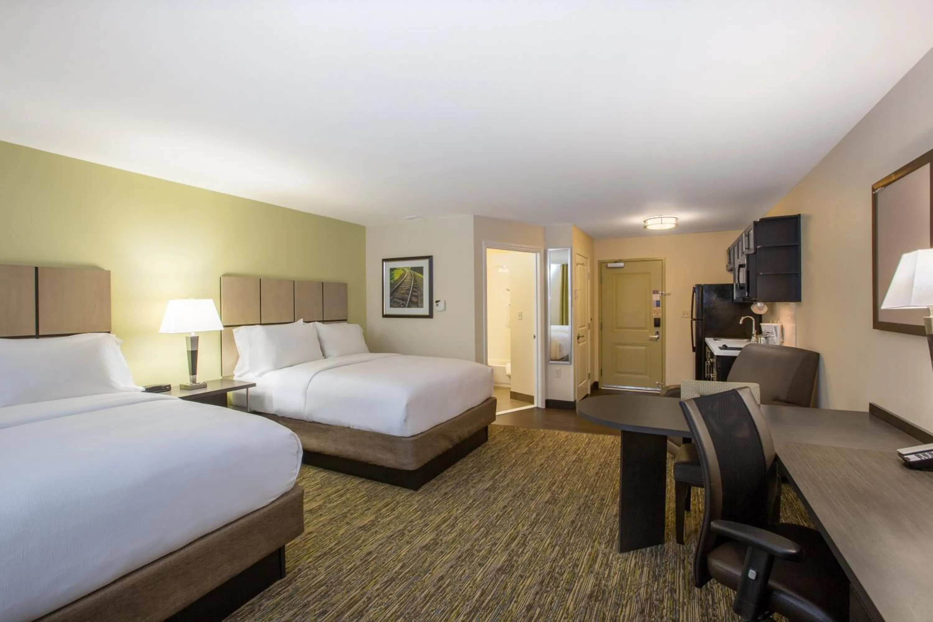 Photo of the whole room, Bed in Candlewood Suites - Omaha Millard Area by IHG