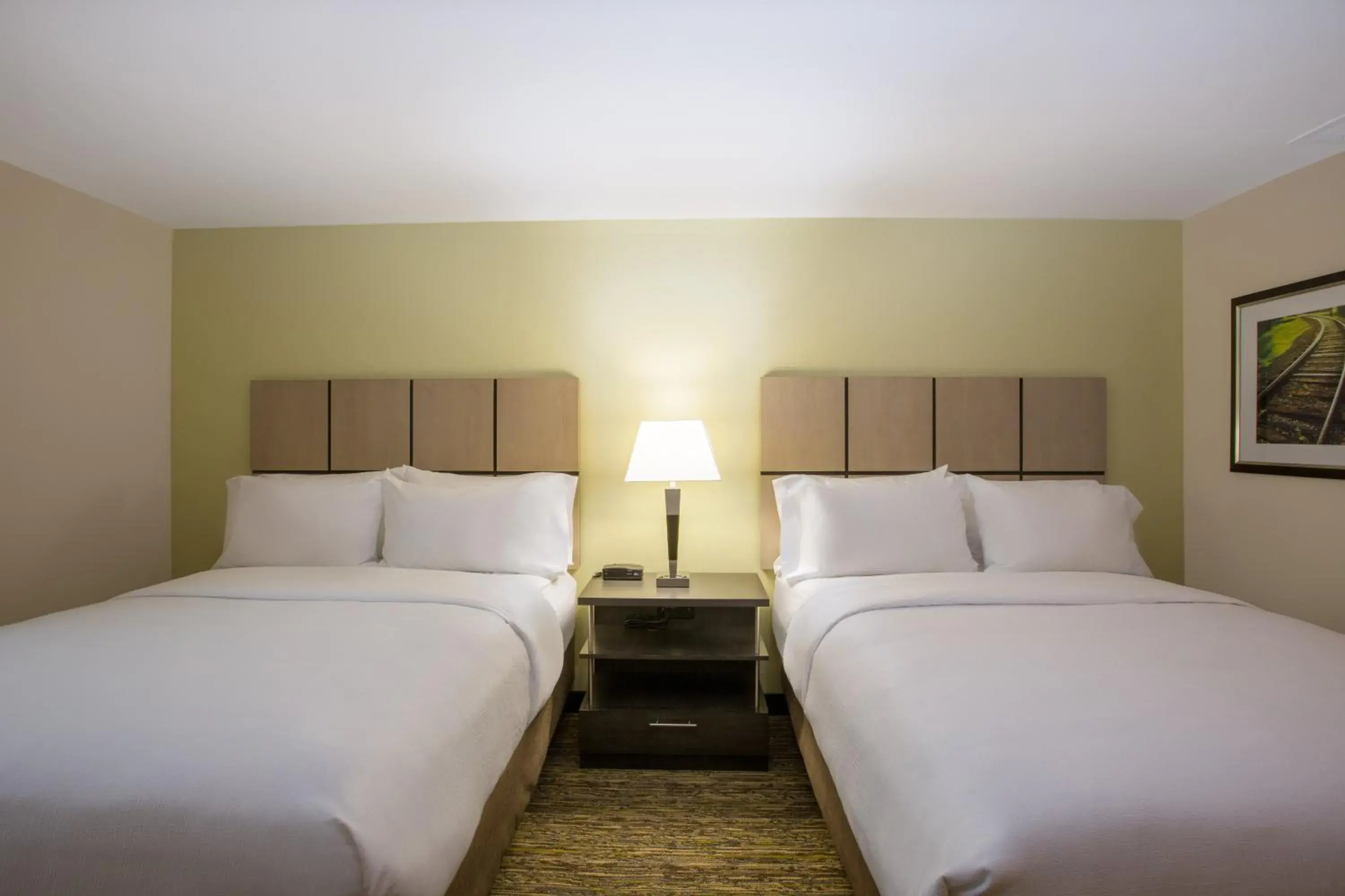 Studio Suite with Two Queen Beds and Hearing Mobility Accessible Tub in Candlewood Suites - Omaha Millard Area by IHG Studio Suite with Two Queen Beds and Hearing Mobility Accessible Tub in Candlewood Suites - Omaha Millard Area by IHG