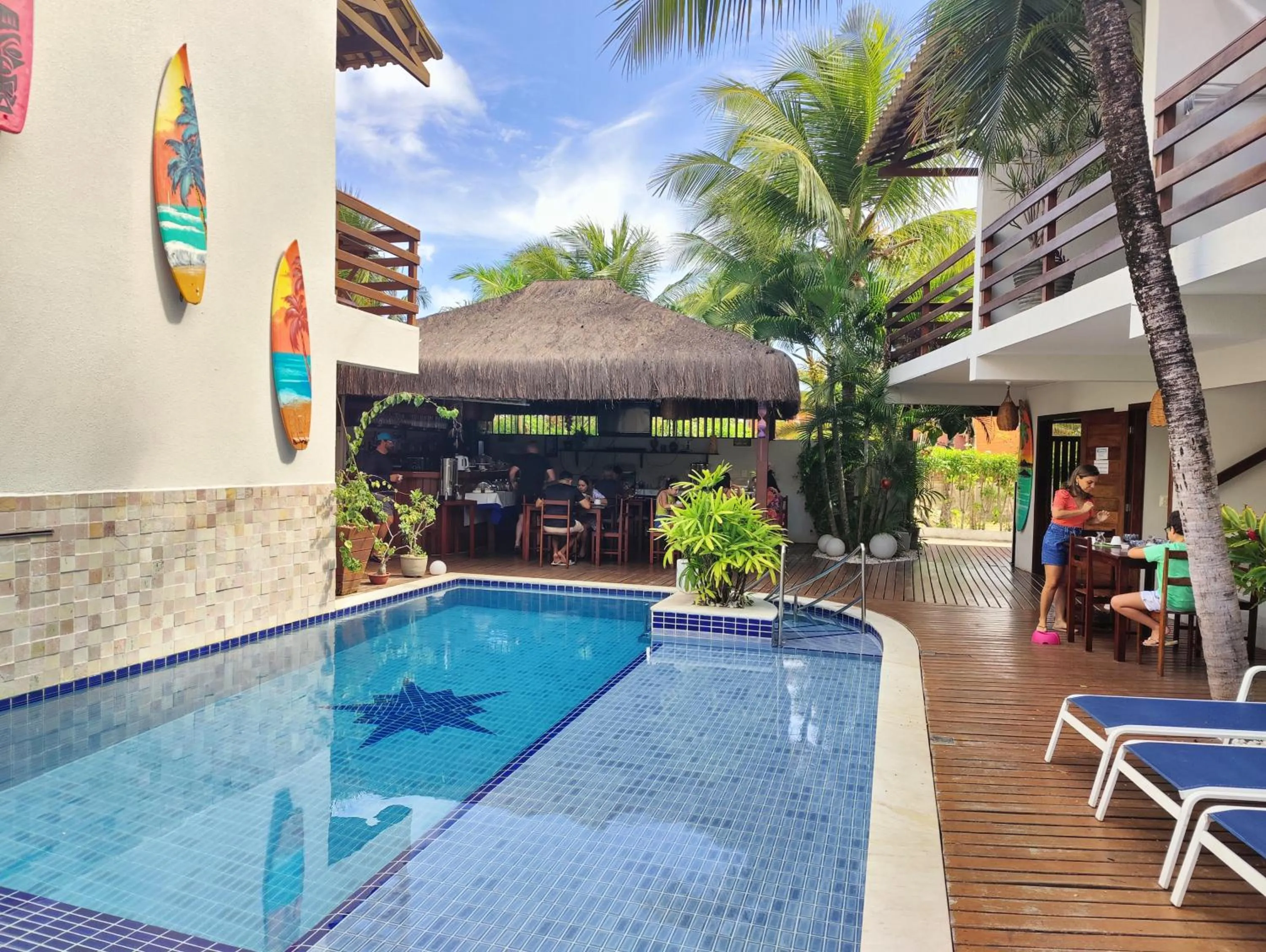 Patio in Pousada Waikiki Boutique