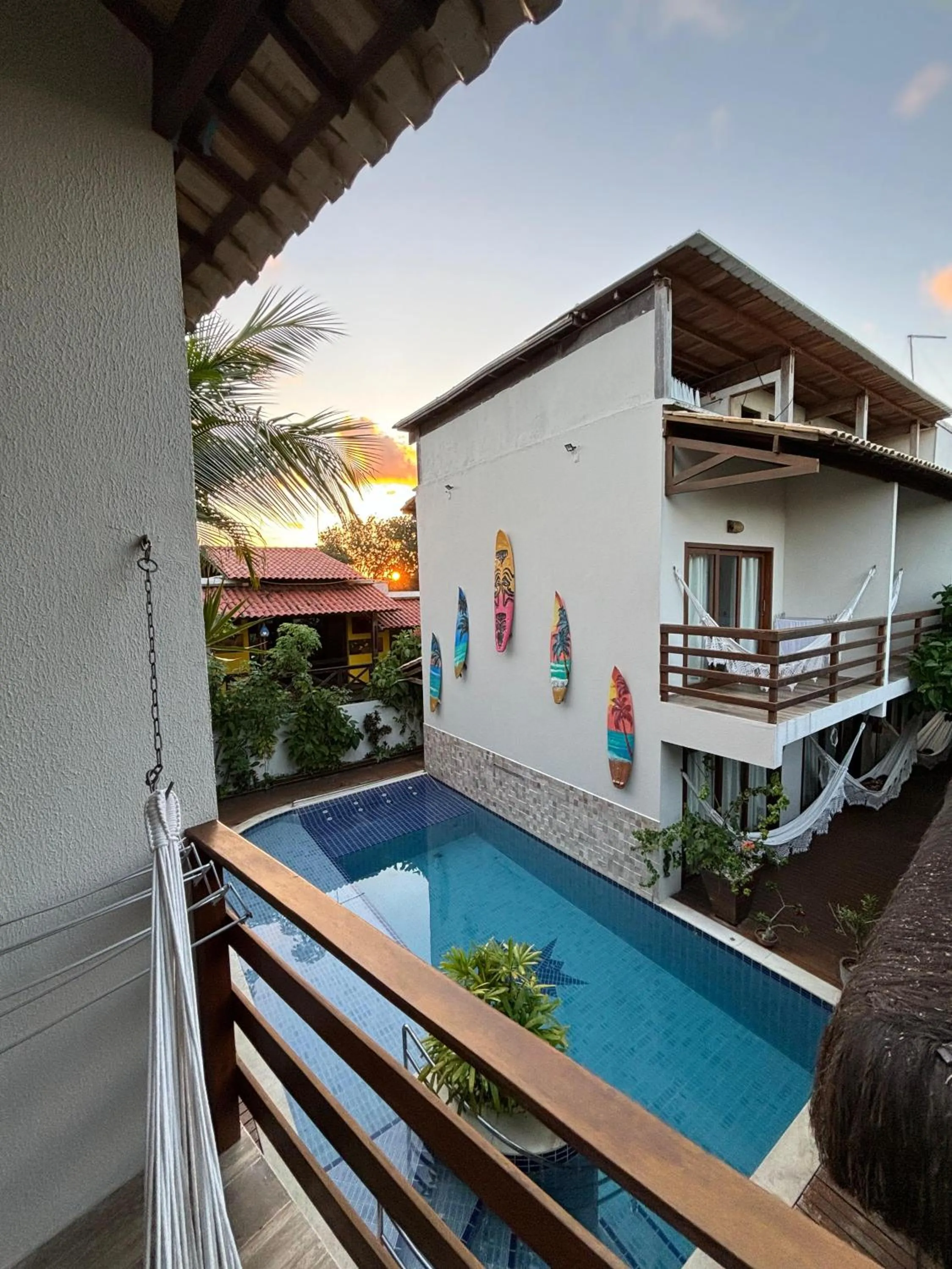 Pool view in Pousada Waikiki Boutique