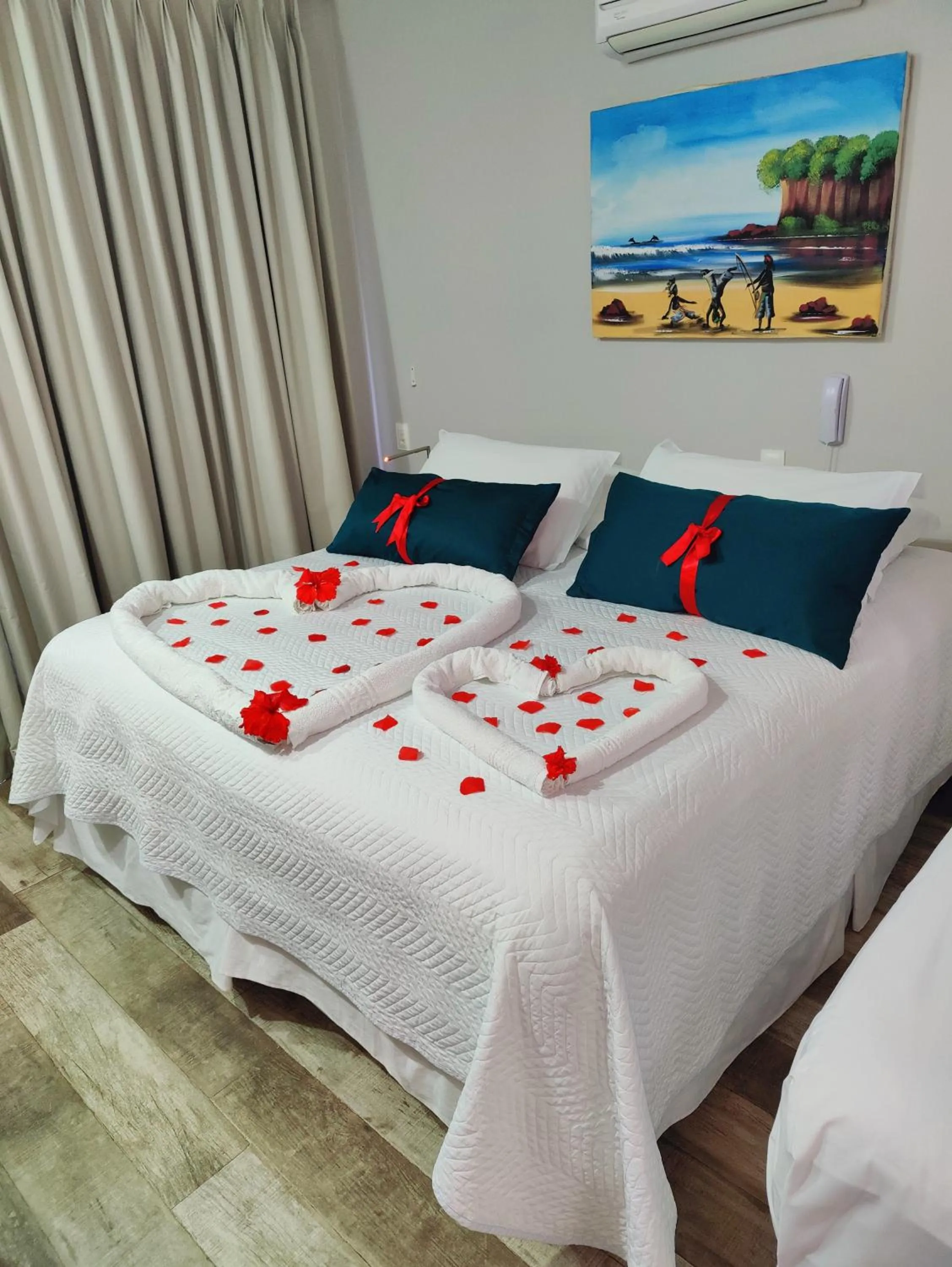 Bed in Pousada Waikiki Boutique