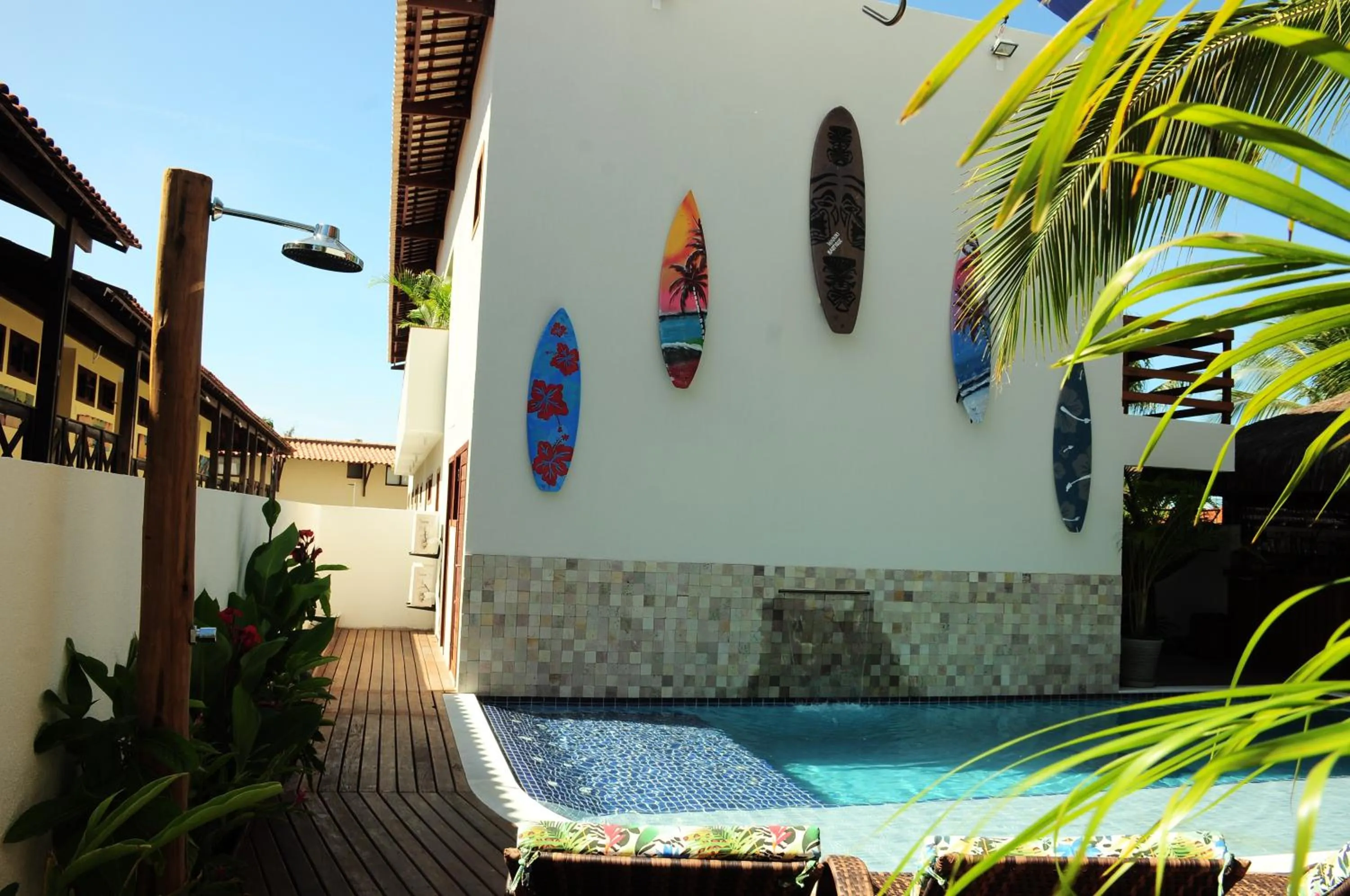 Swimming pool in Pousada Waikiki Boutique