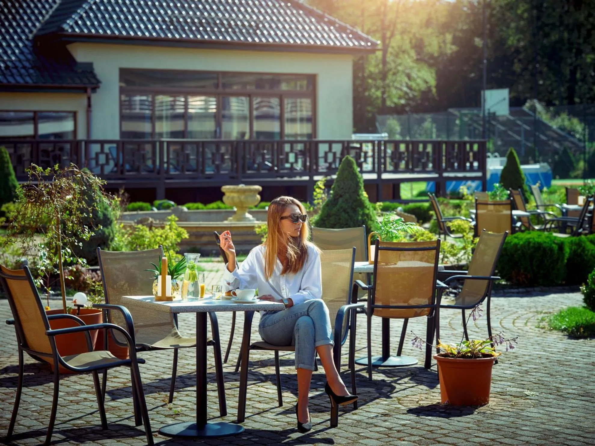 Garden in Hotel Verde