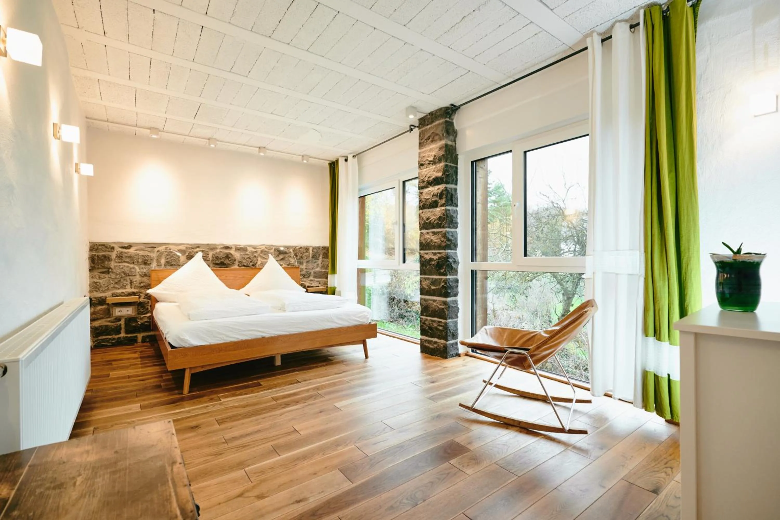 Bedroom, Bed in Basalt-Loft