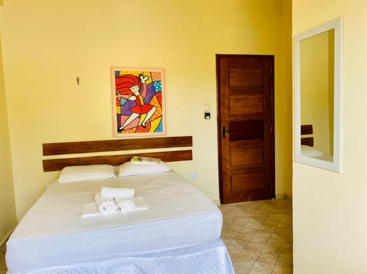 Bed in Hotel Ondas do Mar