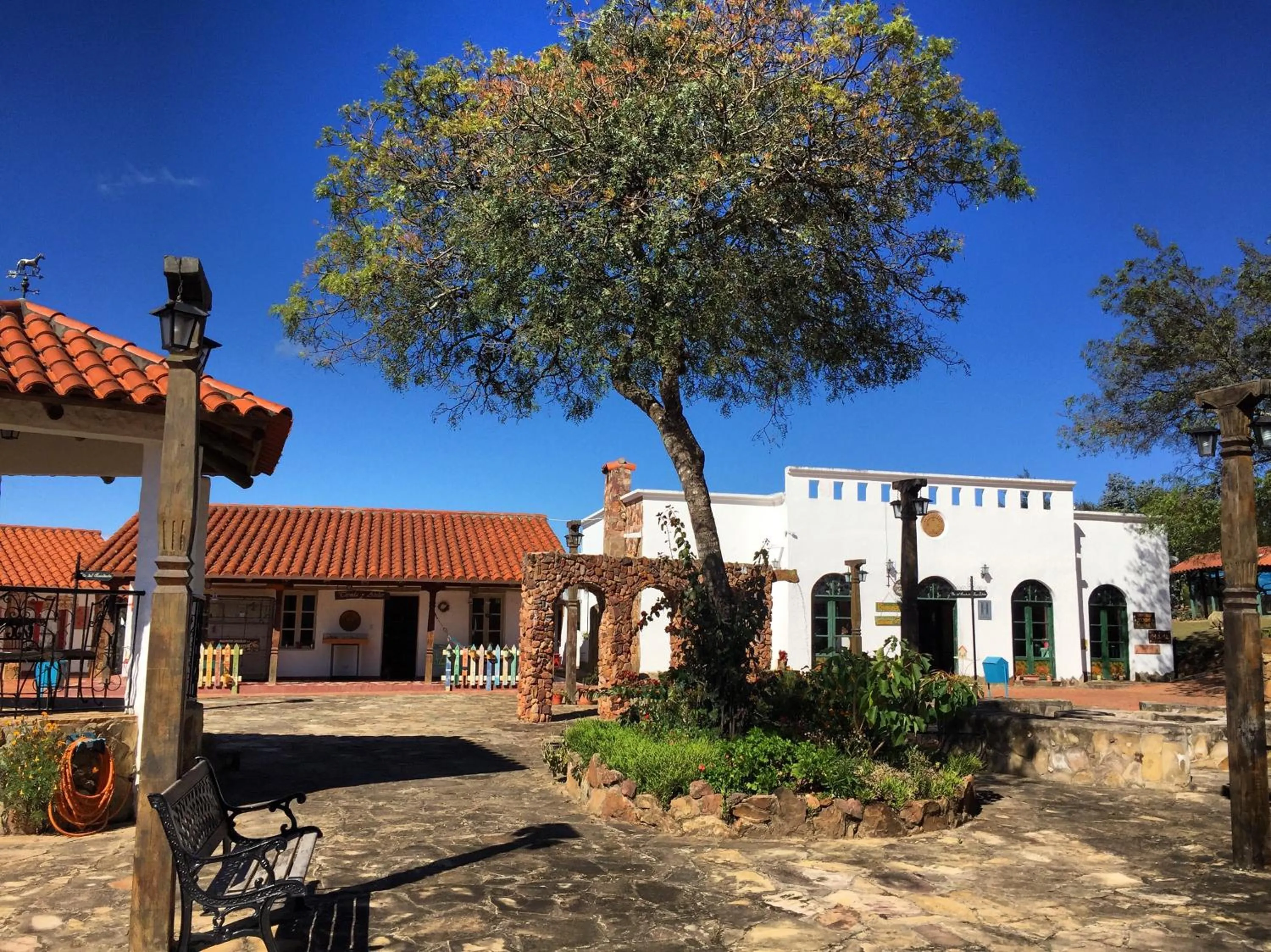Patio in El Pueblito Hotel Boutique
