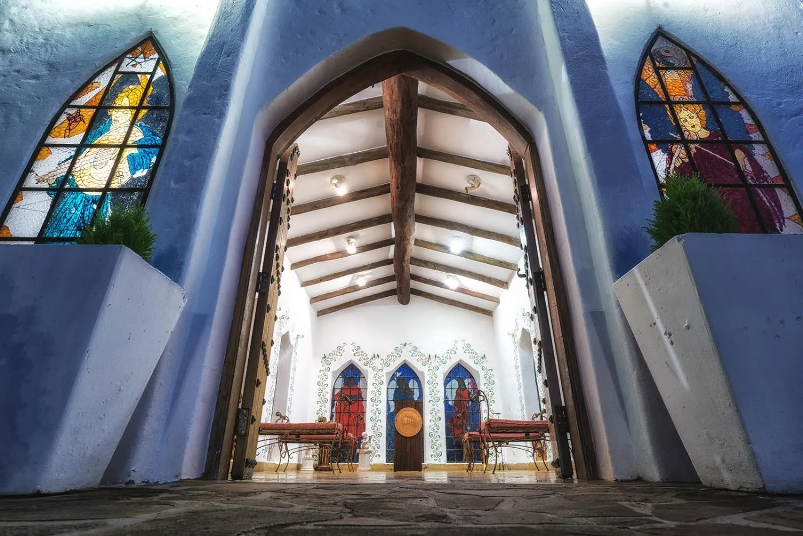 Night in El Pueblito Hotel Boutique