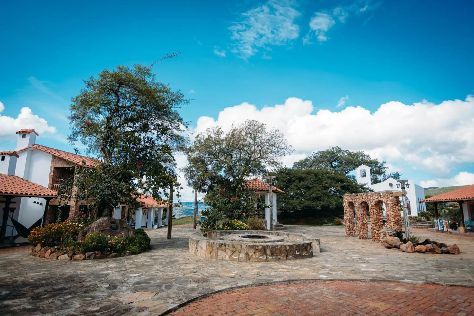 Patio in El Pueblito Hotel Boutique