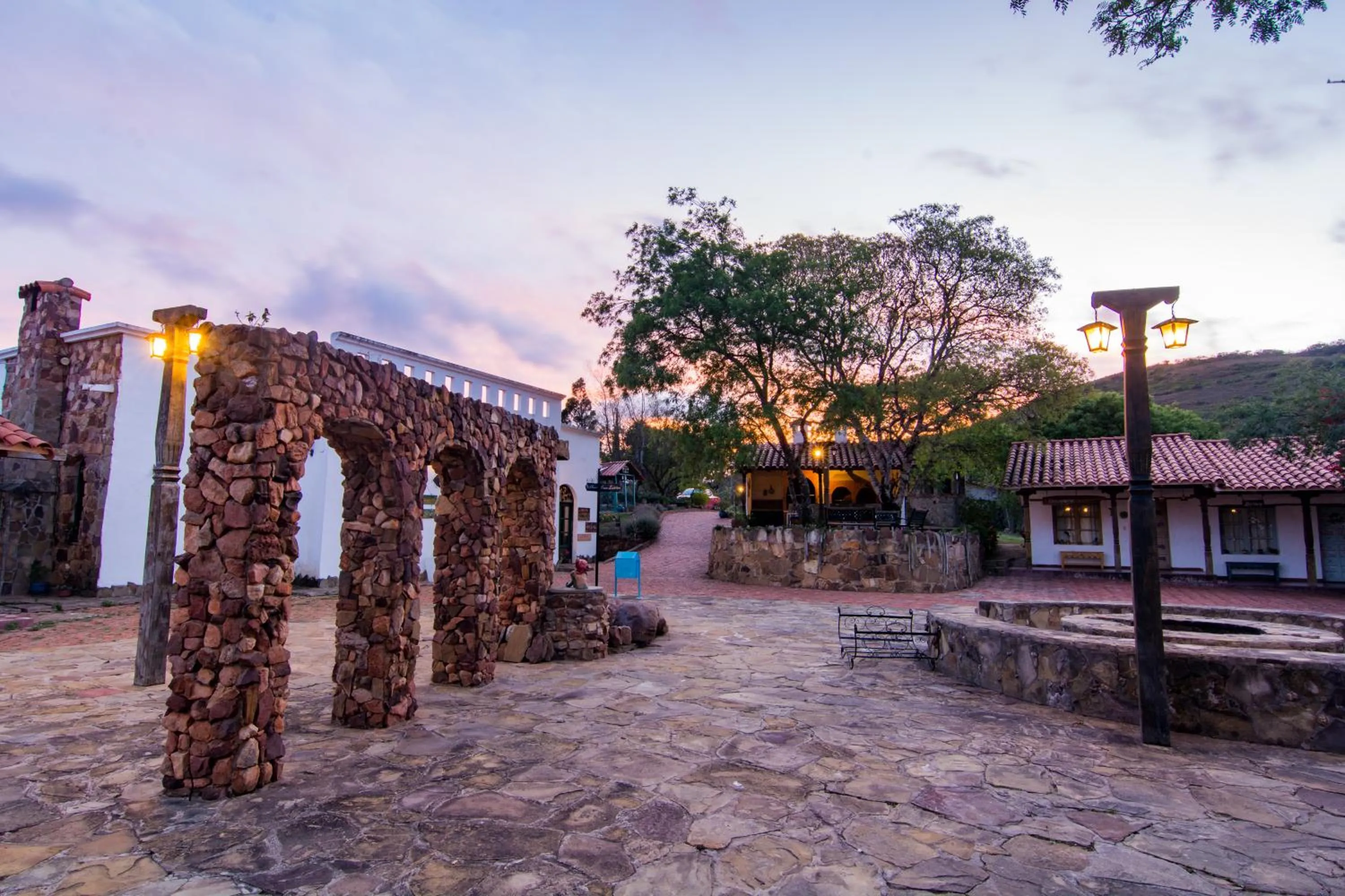 Patio in El Pueblito Hotel Boutique